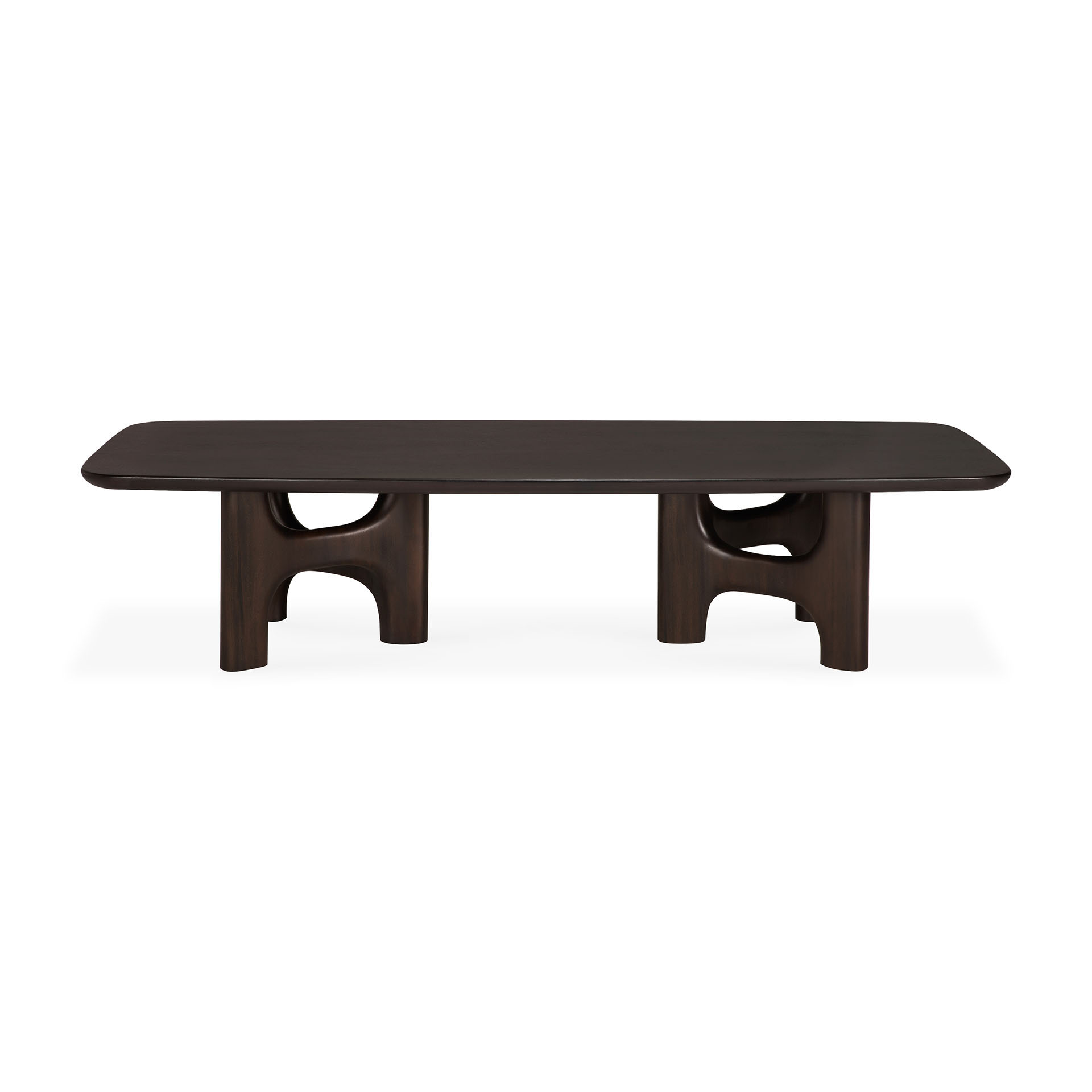 Salontafel Flow mahonie rose brown 150x60 cm