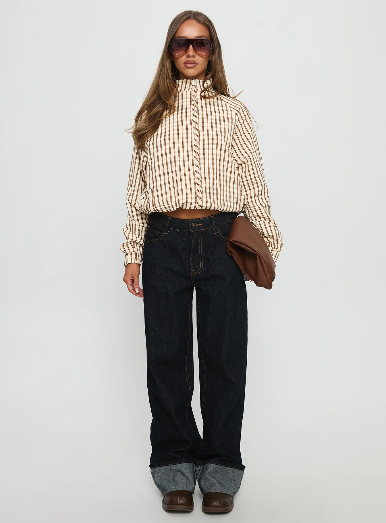 Kalle Jacket Brown Check