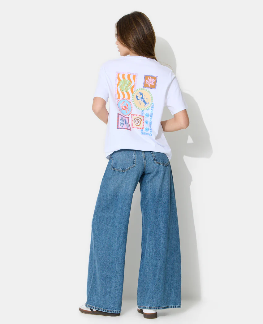 Pimkie T-shirt oversize avec print devant et dos