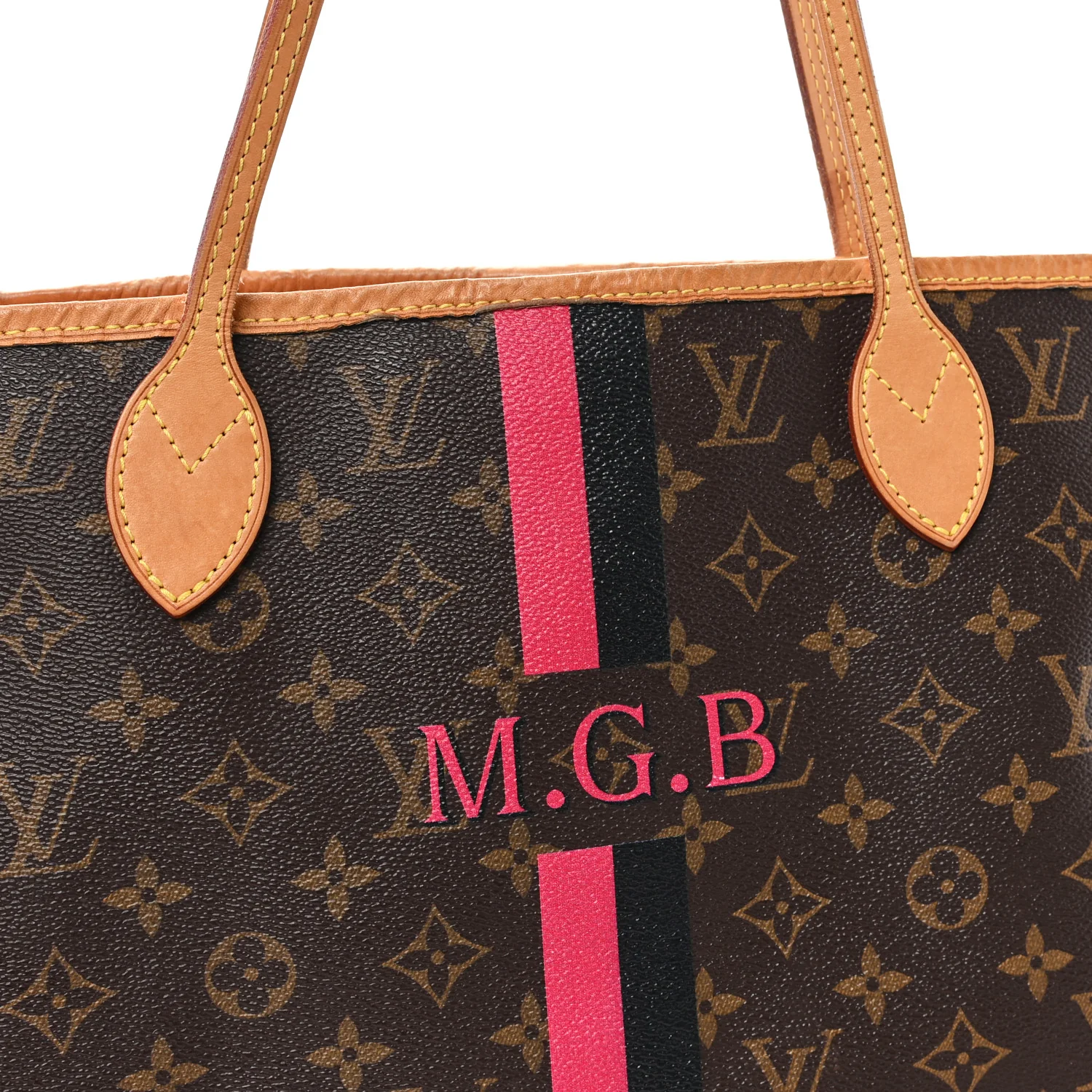 Monogram My LV Heritage Neverfull MM Fuchsia Black - Top Club
