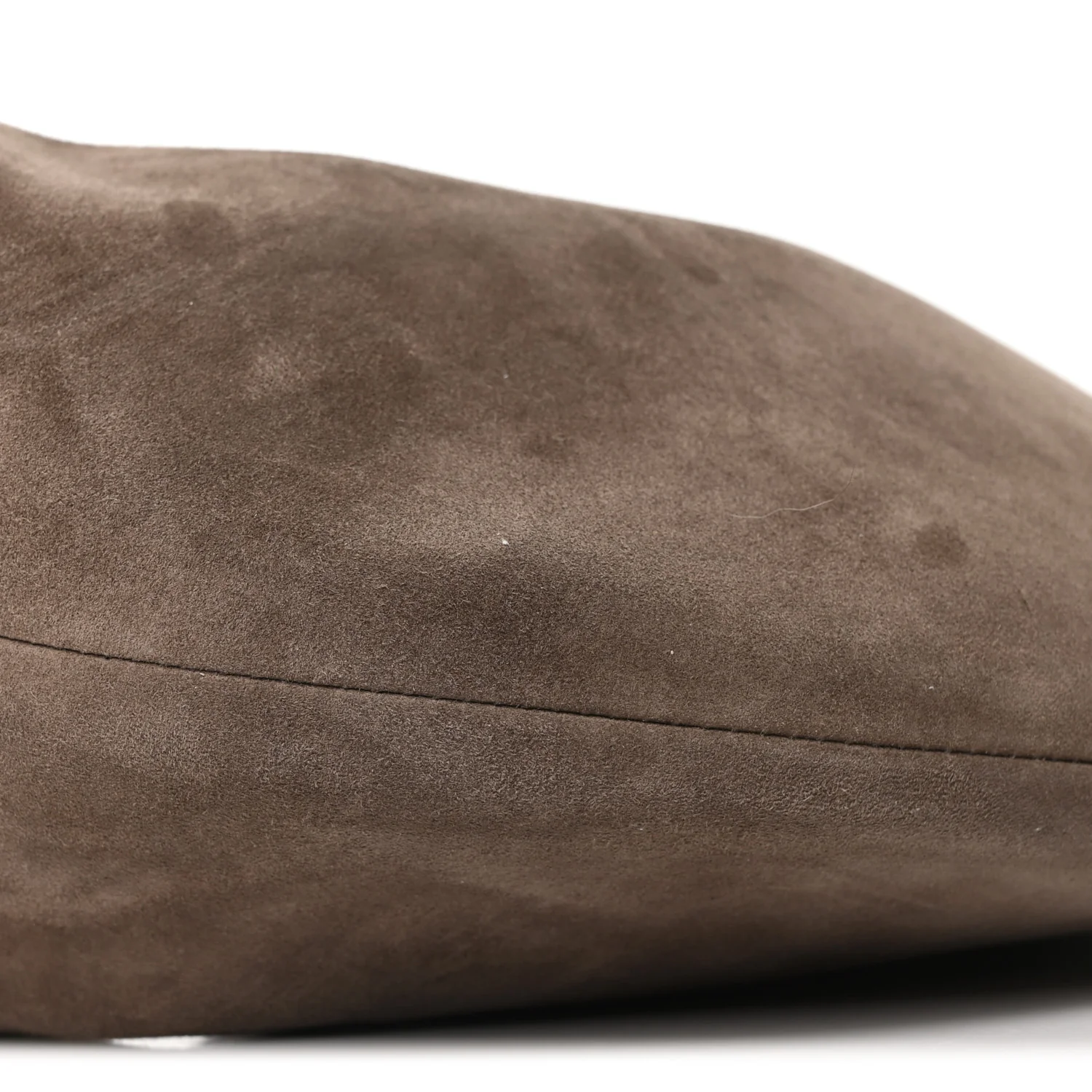 Suede Calfskin Medium Olivia Hobo Toffee - Top Club