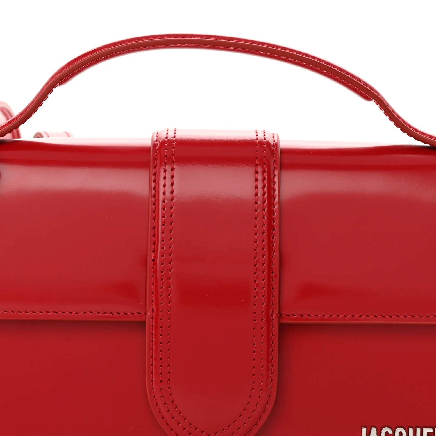 Glazed Calfskin Le Grand Bambino Red - Top Club