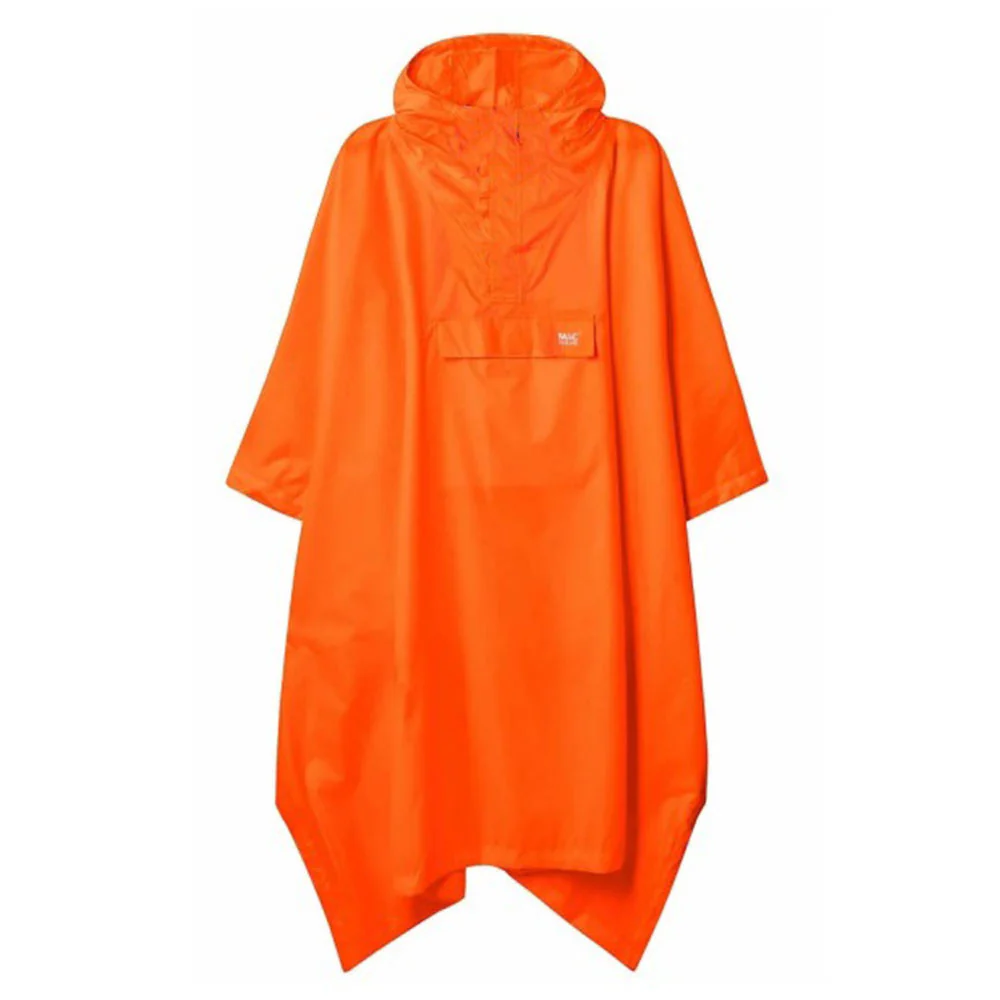 Waterproof rain poncho Mac in einem sac PVC PONCHO - orange