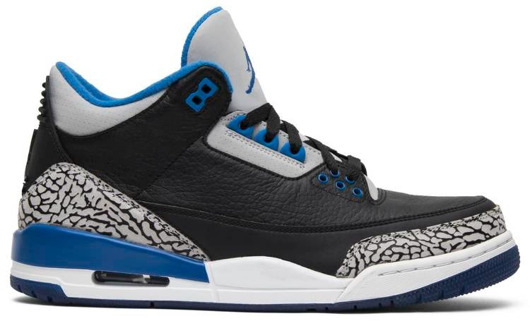 Air Jordan 3 Retro  Sport Blue  136064-007 - Sneaker Replica Workshop