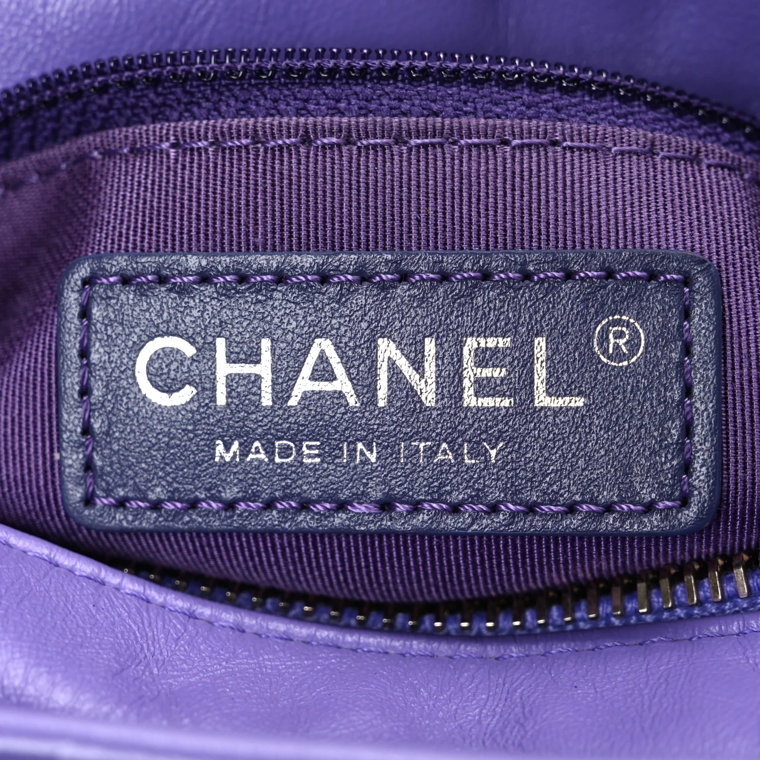 Aged Calfskin Quilted Small Gabrielle Hobo Purple - Top Club