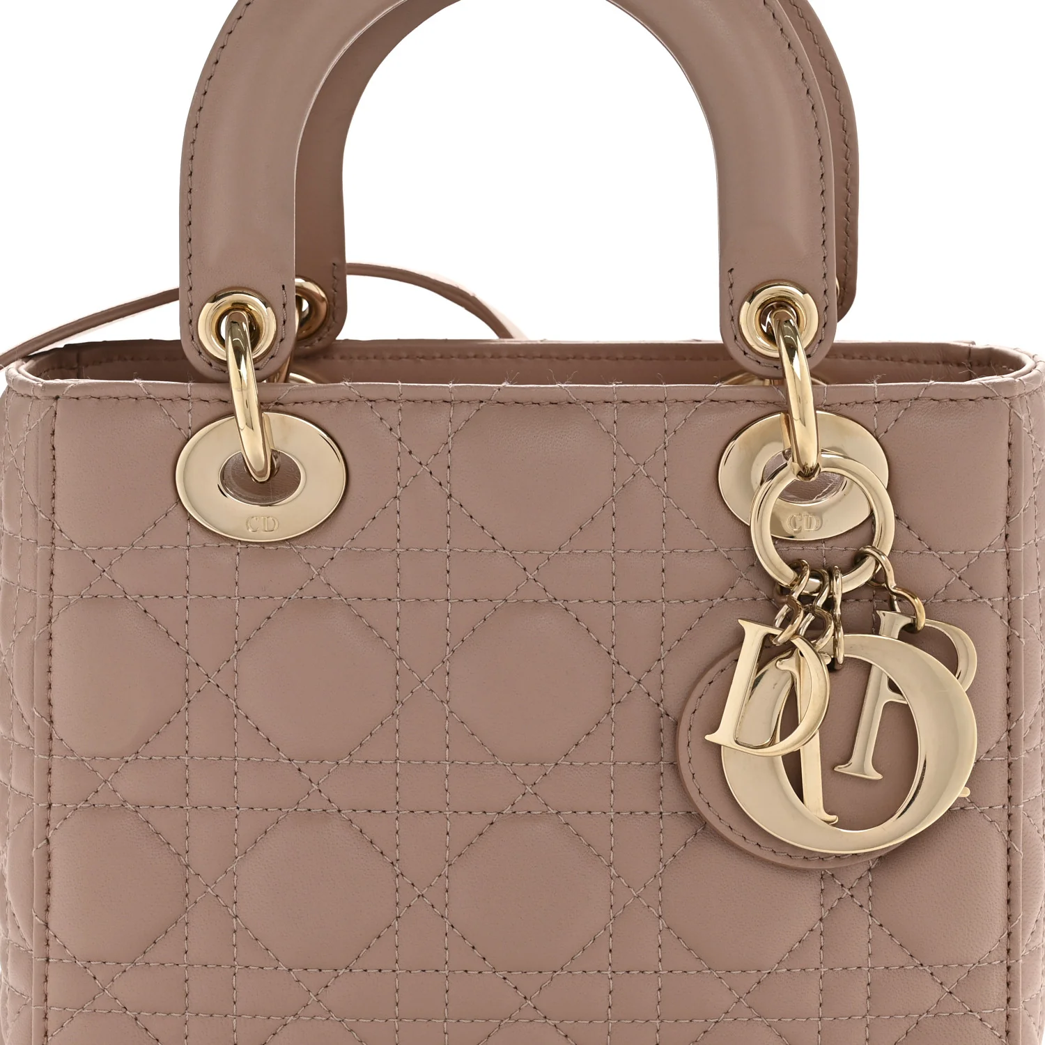 Lambskin Cannage Small My ABC Dior Lady Dior Blush - Top Club