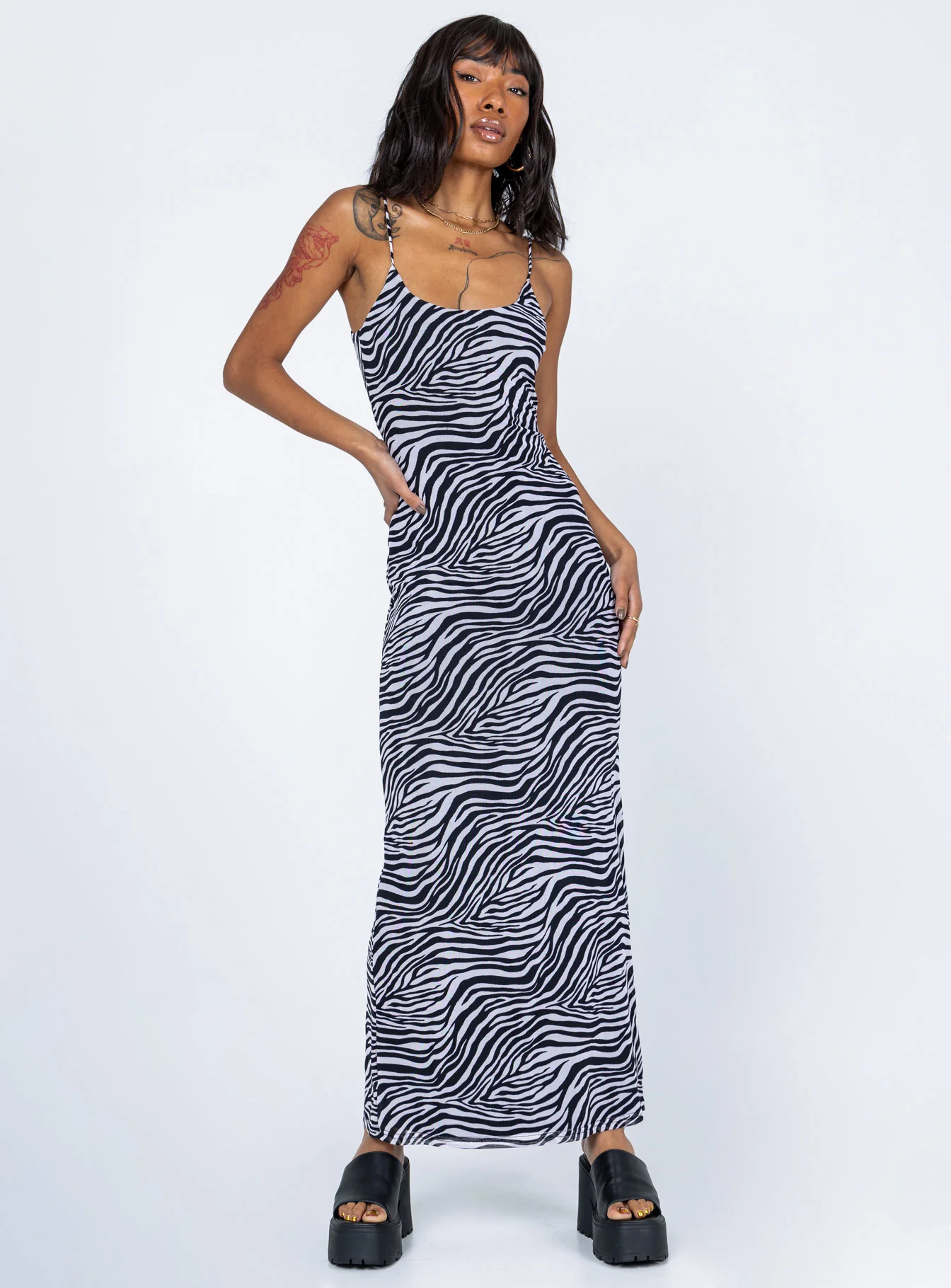 Knox Maxi Dress Zebra