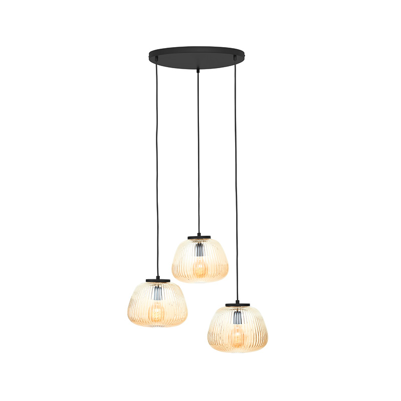 ROBBIE HANGLAMP 3-LICHTS ROND
