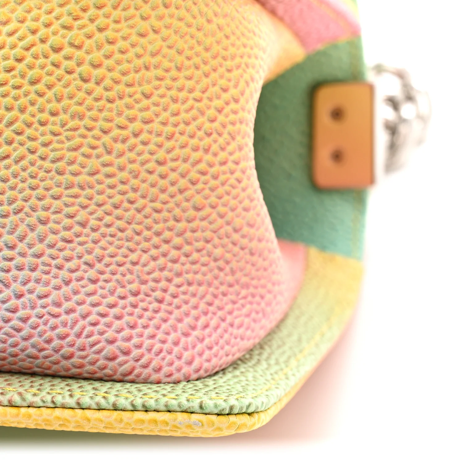 Caviar Quilted Medium Cuba Rainbow Boy Flap Multicolor - Top Club