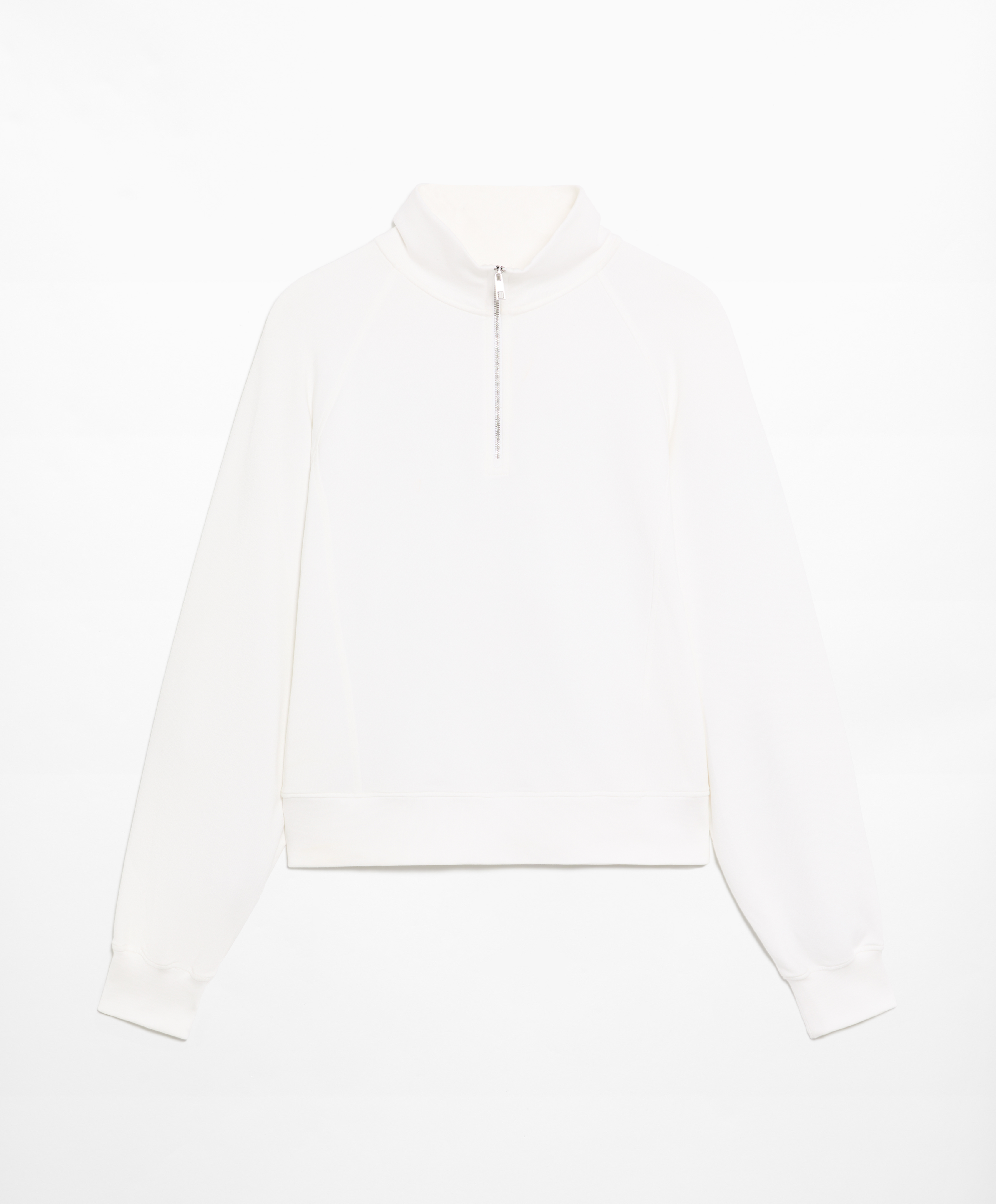OYSHO Half-zip sweatshirt with cotton and modal