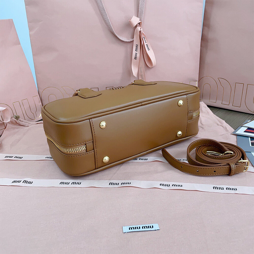 MIUMIU Large Arcadie Leather Bag(HIGH-END GRADE) - Top Club