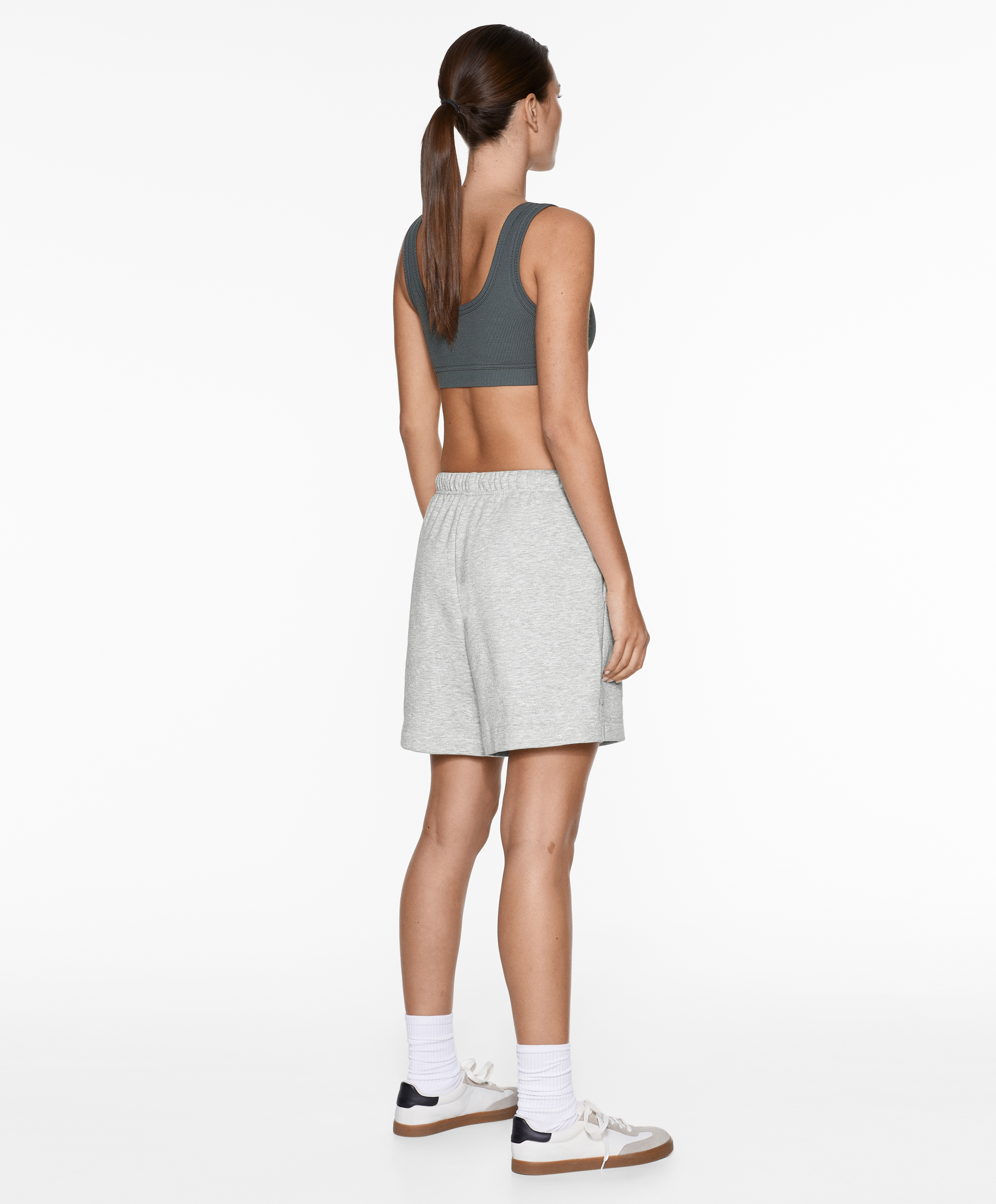 OYSHO Rib bra top with modal