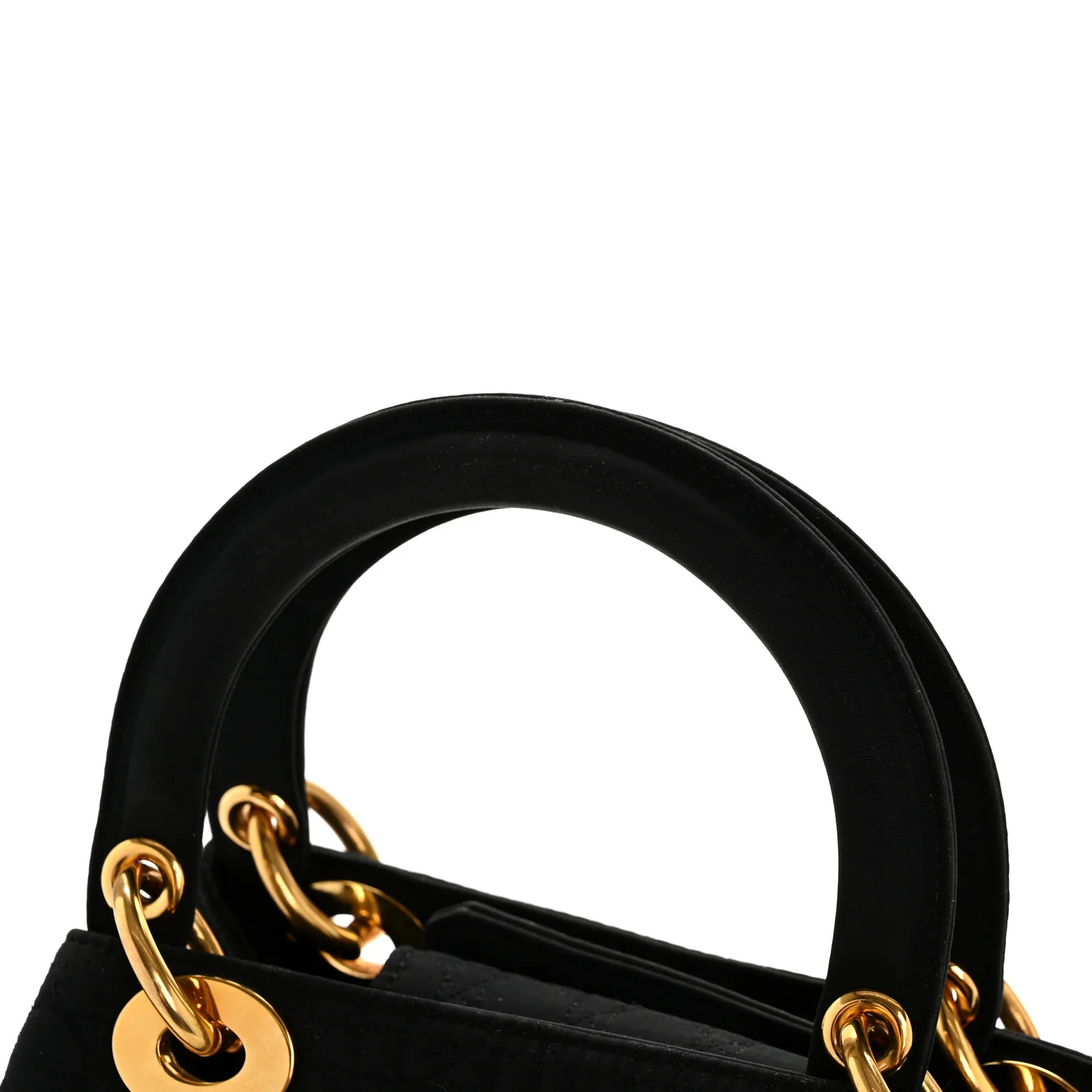 Nylon Cannage Medium Lady Dior Black - Top Club