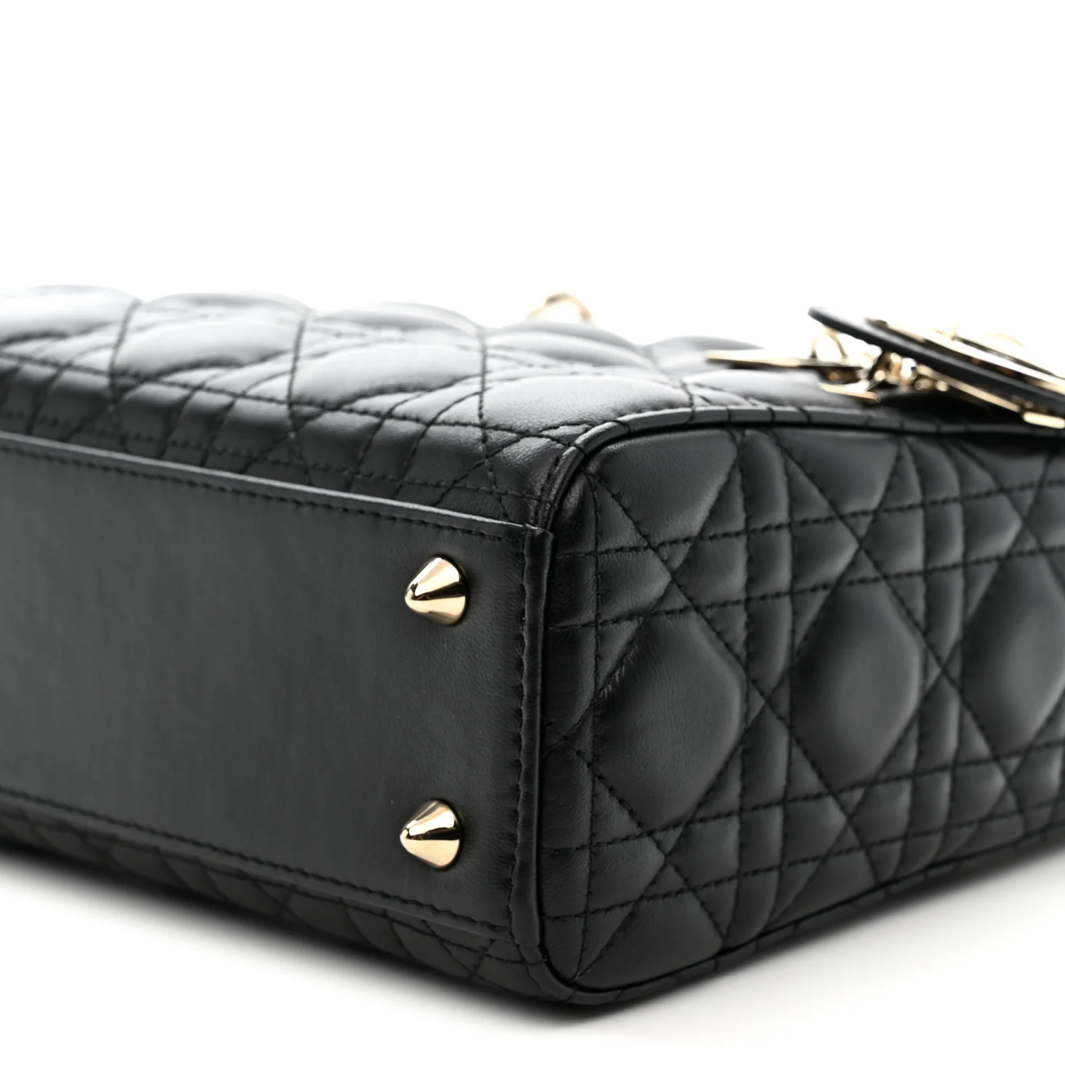 Lambskin Cannage Small My ABCDior Lady Dior Black - Top Club