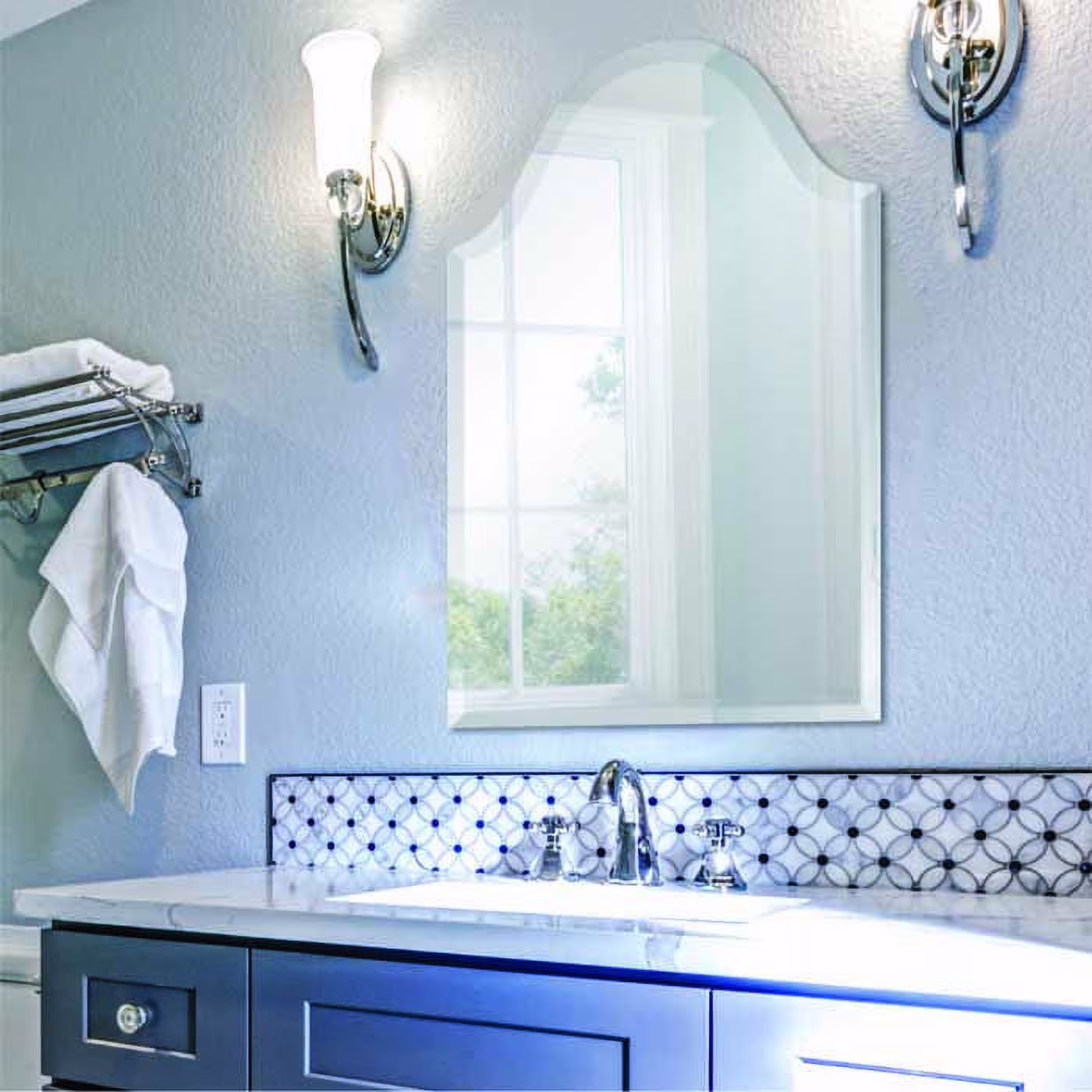 Bristol Frameless Mirror By Spancraft Glass