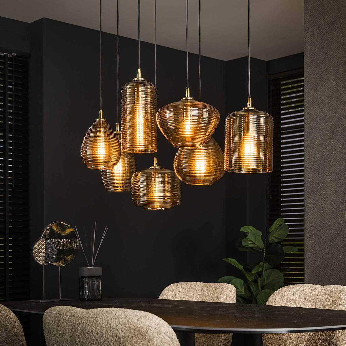 Hanglamp Nouveau Stripes 7