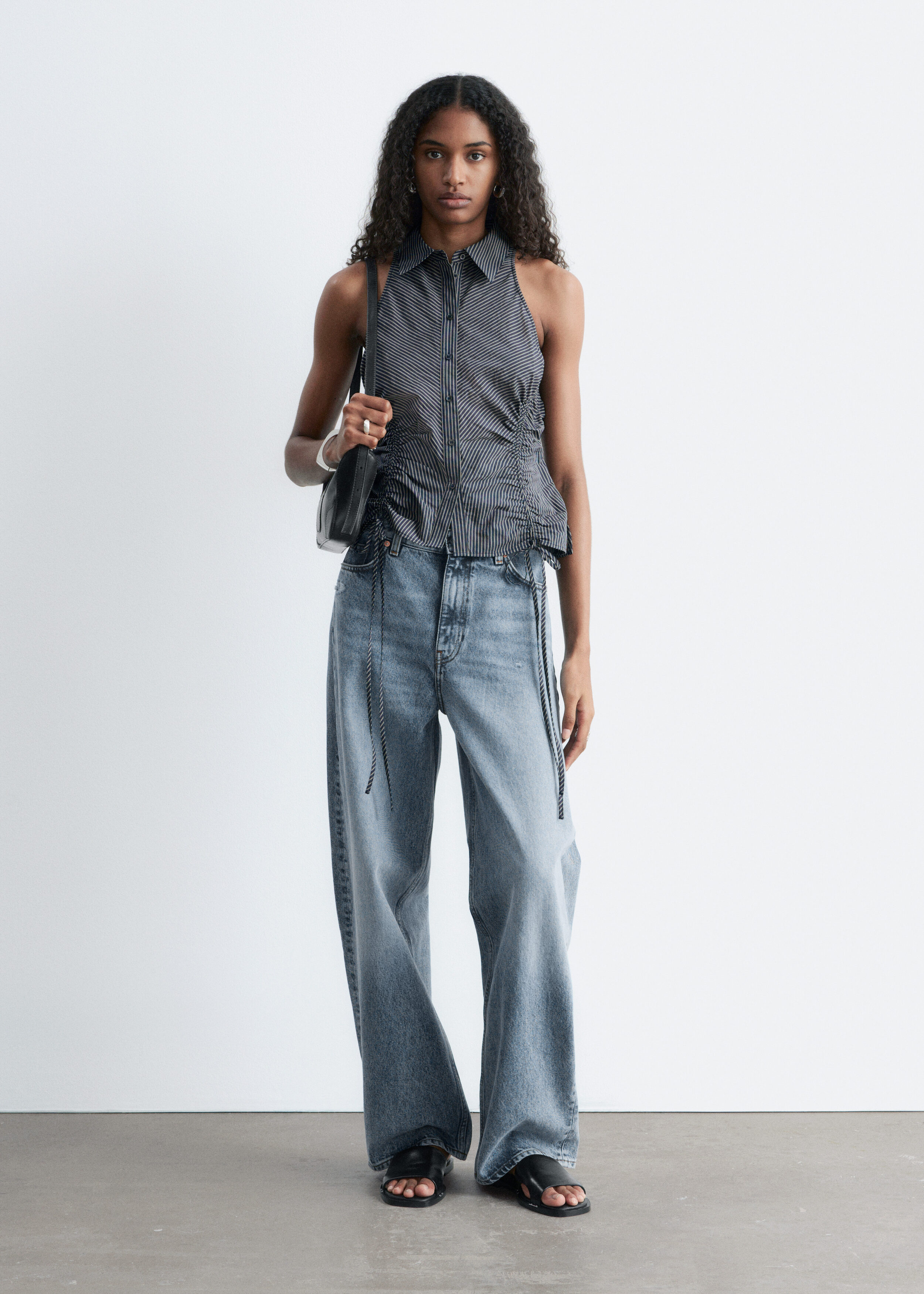 & Other Stories SLEEVELESS DRAWSTRING TOP
