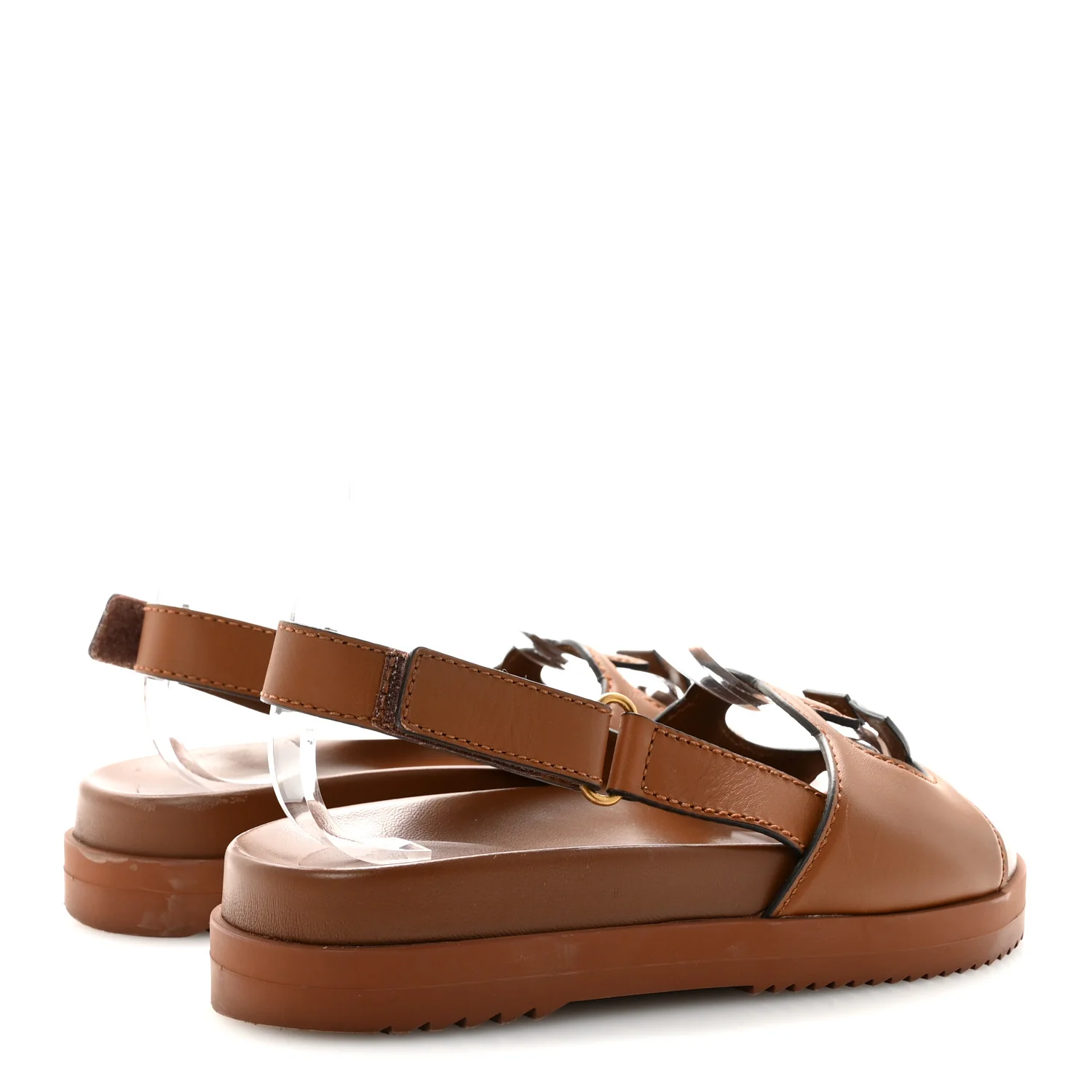 Cosmos Softy Calfskin Interlocking G Slingback Sandals 38.5 Cuir - Top Club