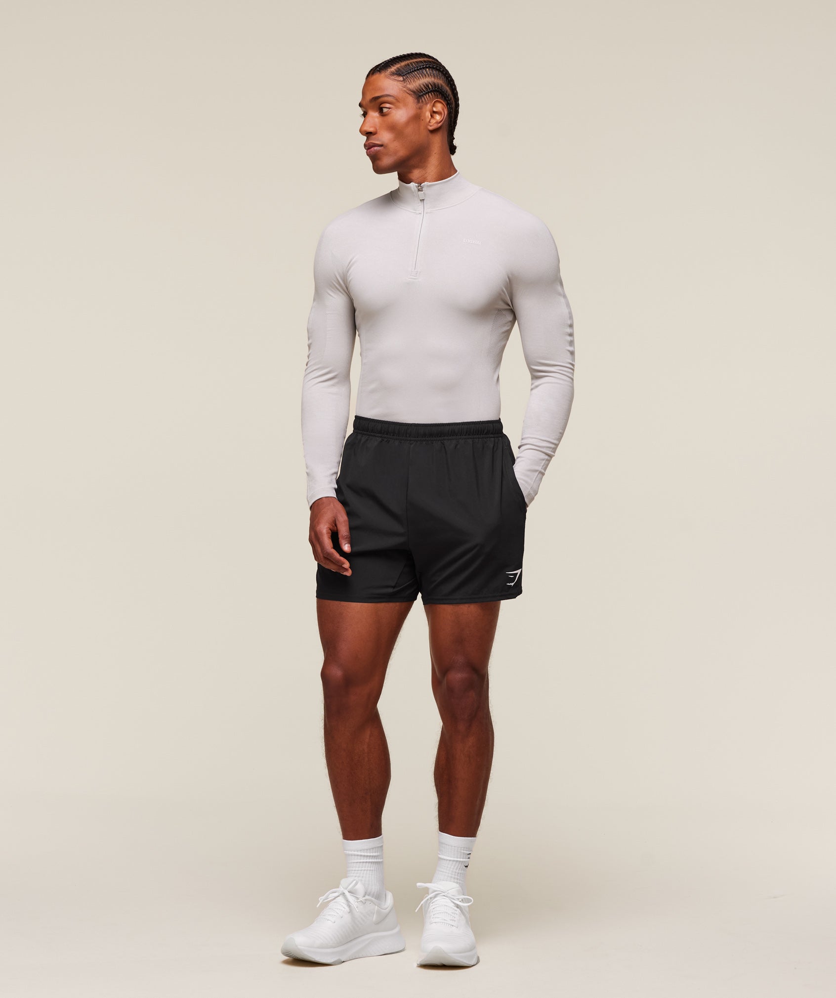 COACH everywear Warp Knit 1/4 Zip