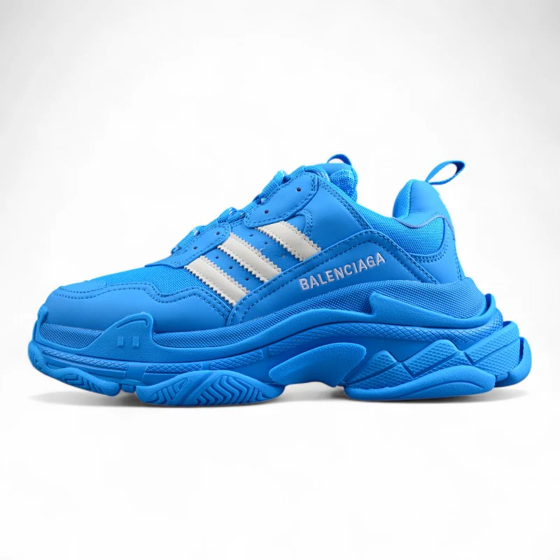 Balenciaga x Adidas Triple S – Blue - Sneaker Replica Workshop