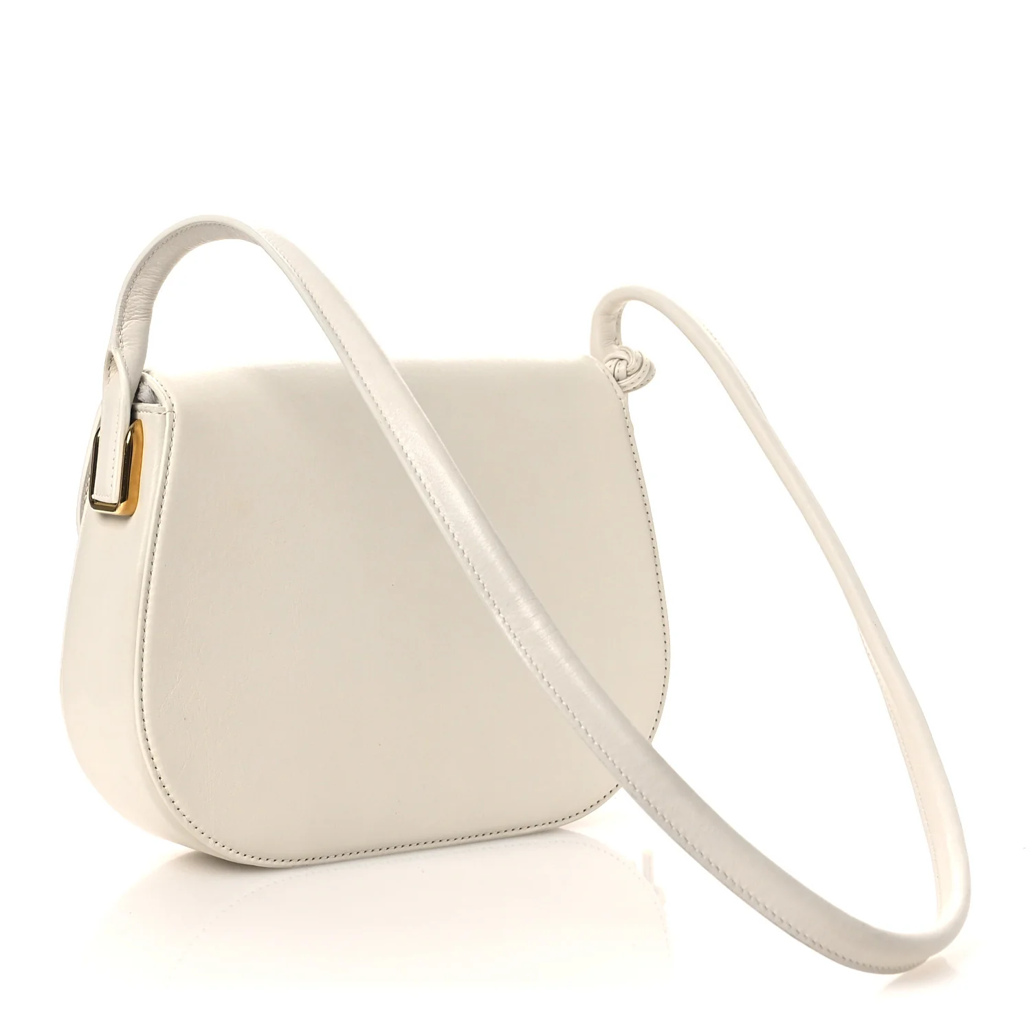 Calfskin Small Desiree Crossbody Bag Chalk - Top Club
