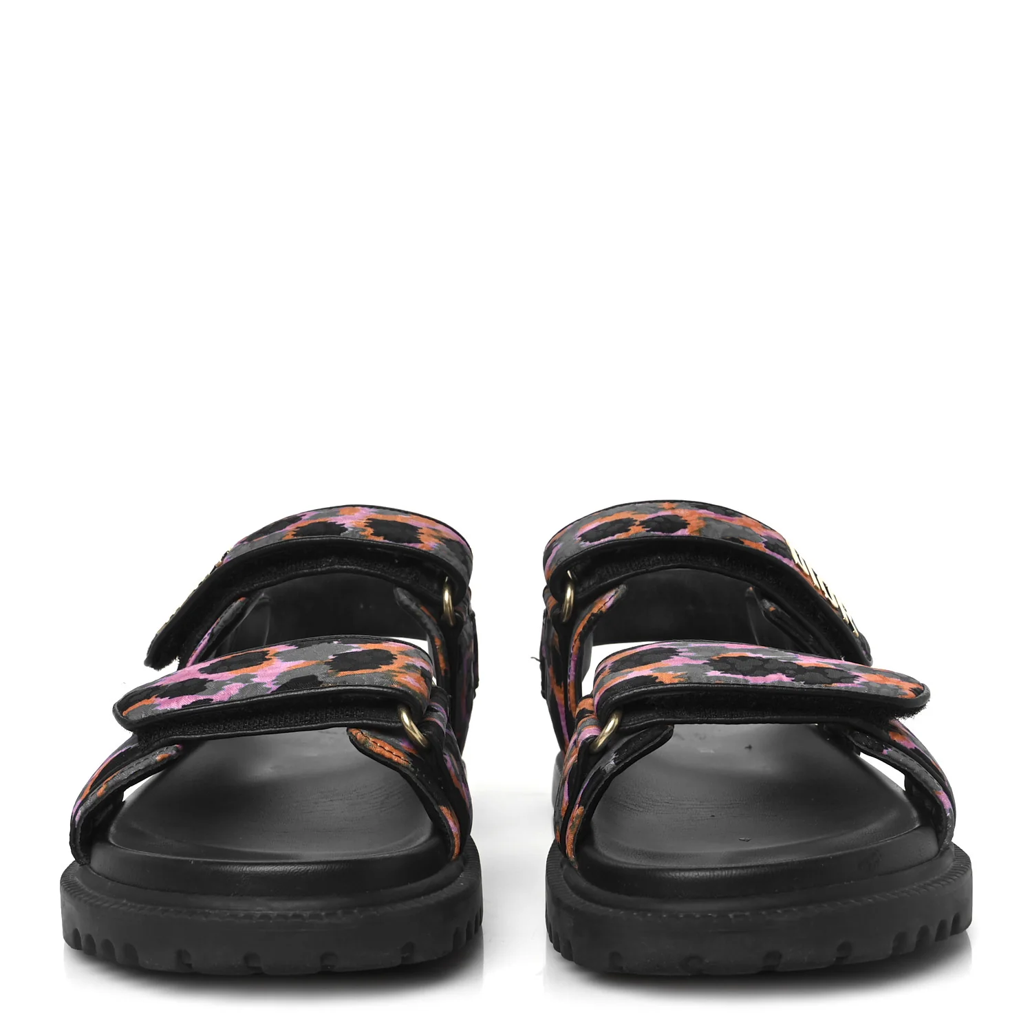 Technical Fabric Mizza Print Dioract Sandals 38 Multicolor - Top Club