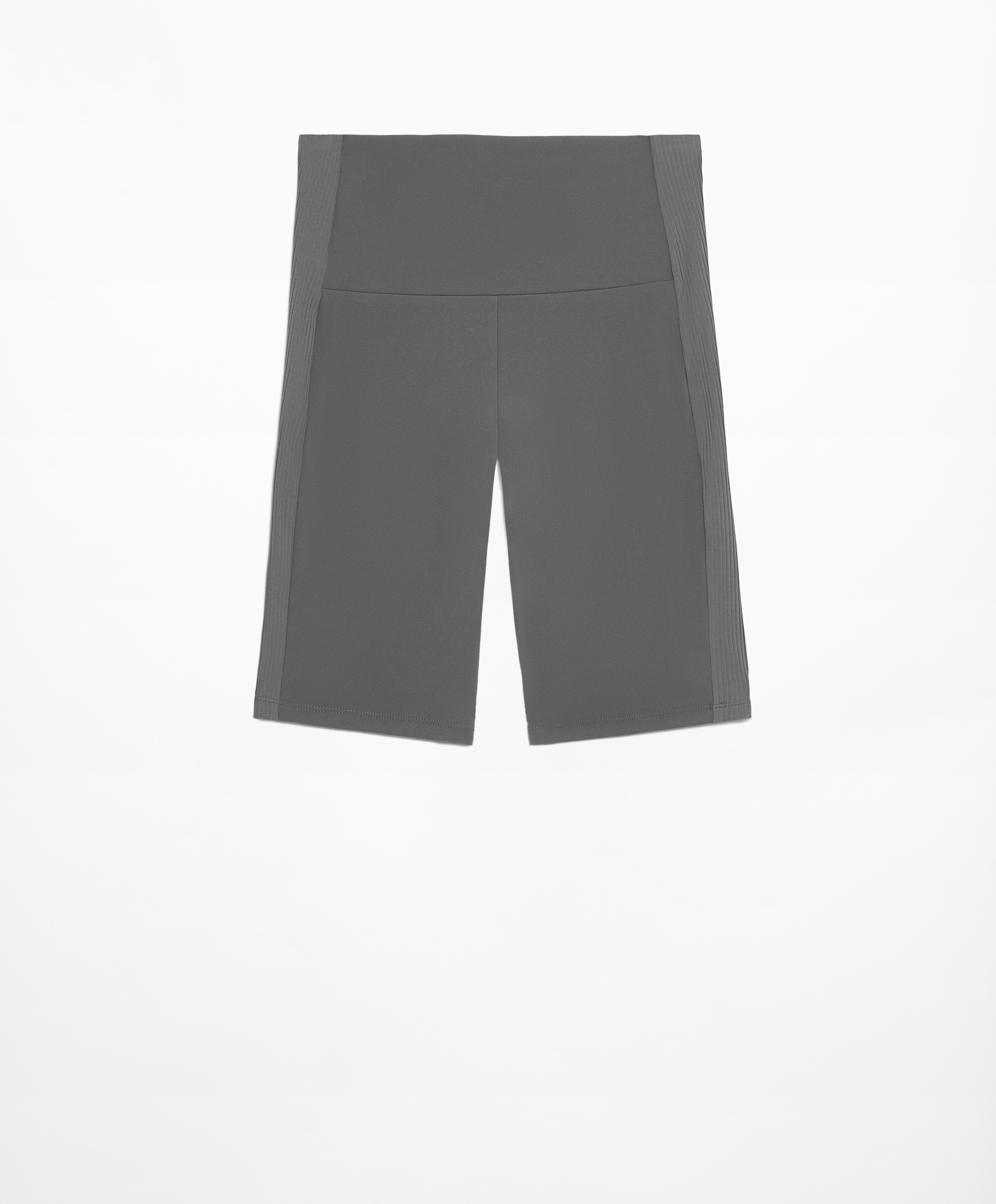 OYSHO Comfortlux high-rise rib 20 cm cycle leggings