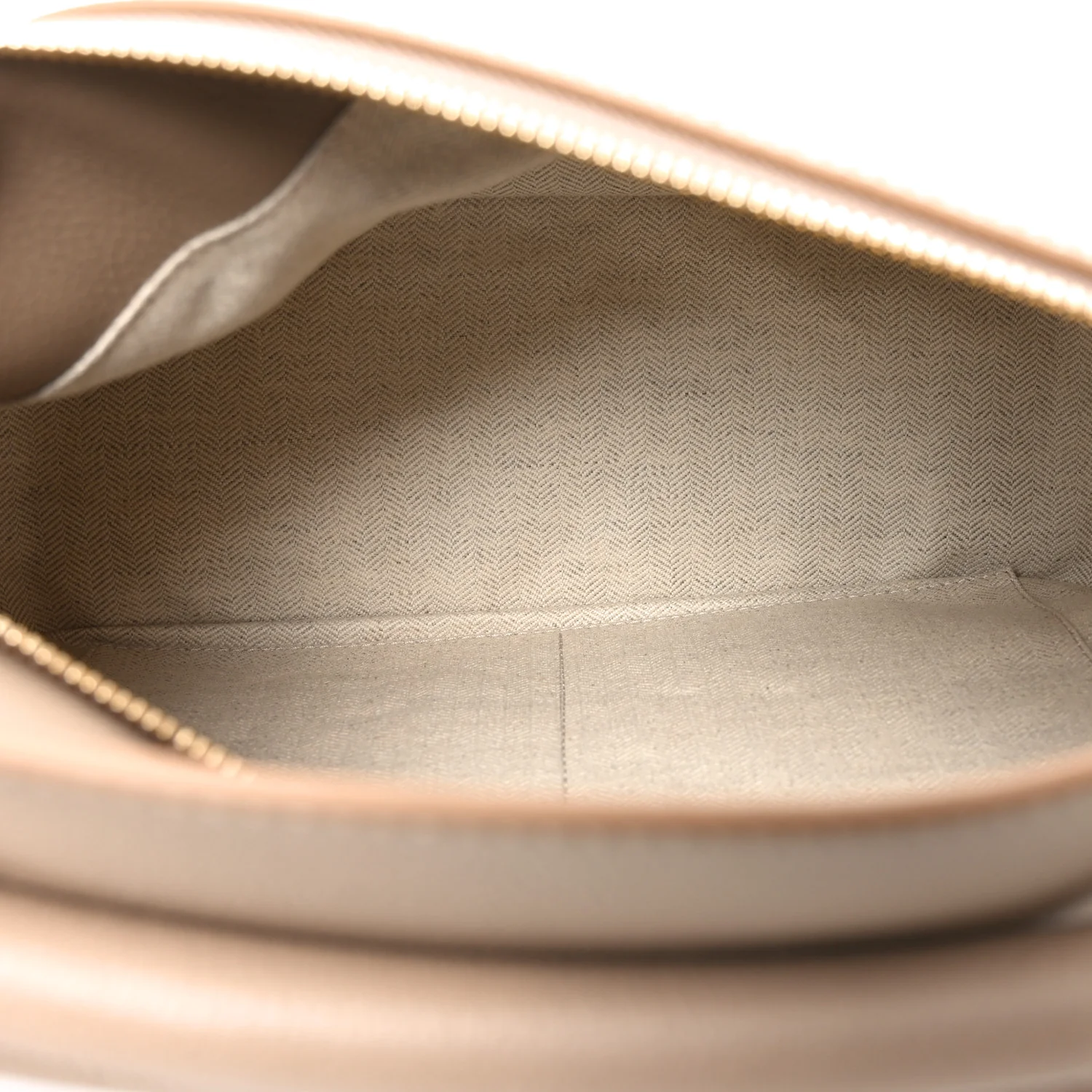 Calfskin Large Puzzle Edge Bag Sand - Top Club