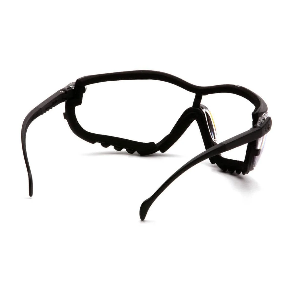 Pyramex V2G Safety Glasses/Goggles Black Frame Clear Anti-Fog Lens - Alvarez Pro Painting LLC