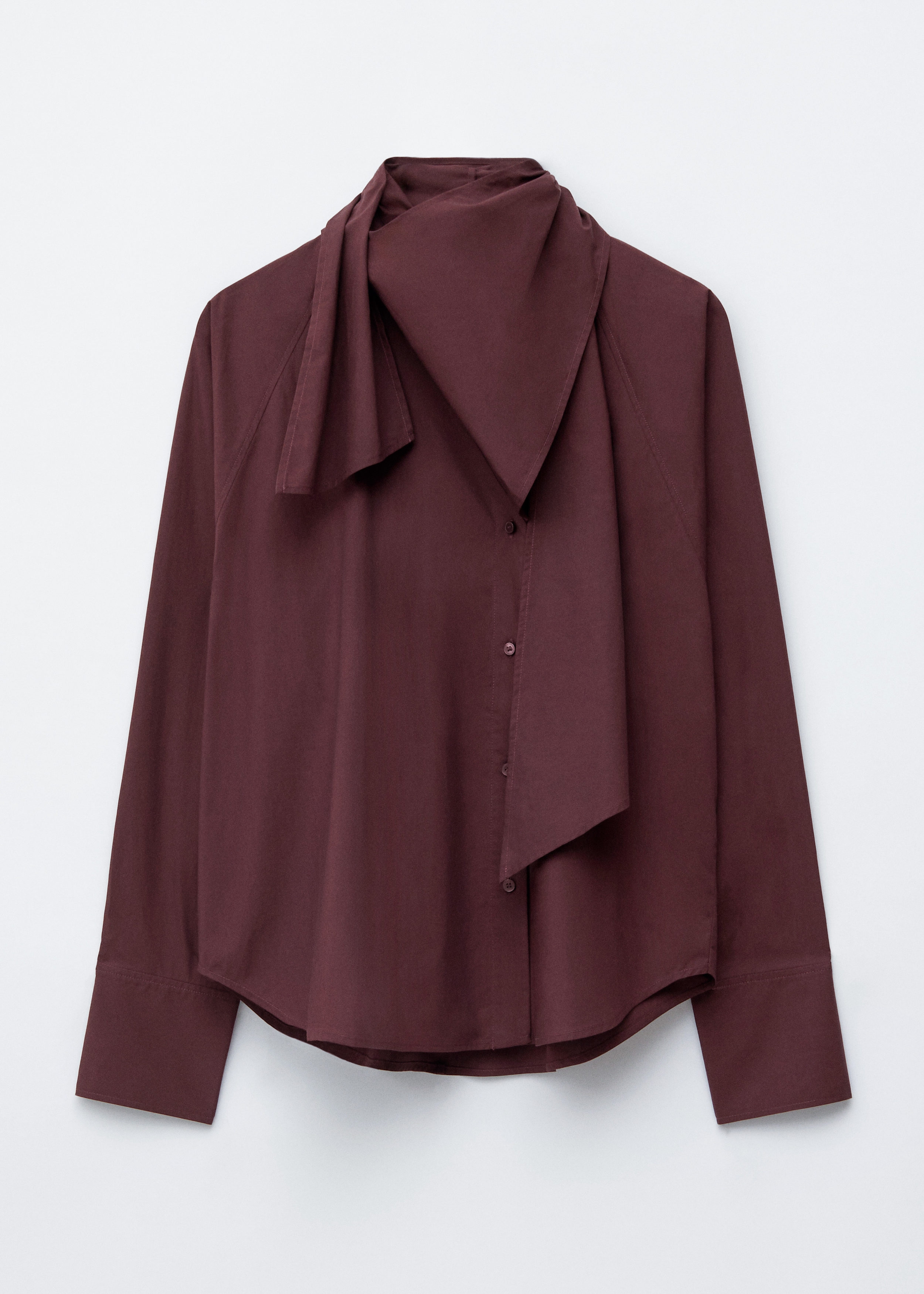 & Other Stories SCARF-DETAIL SHIRT
