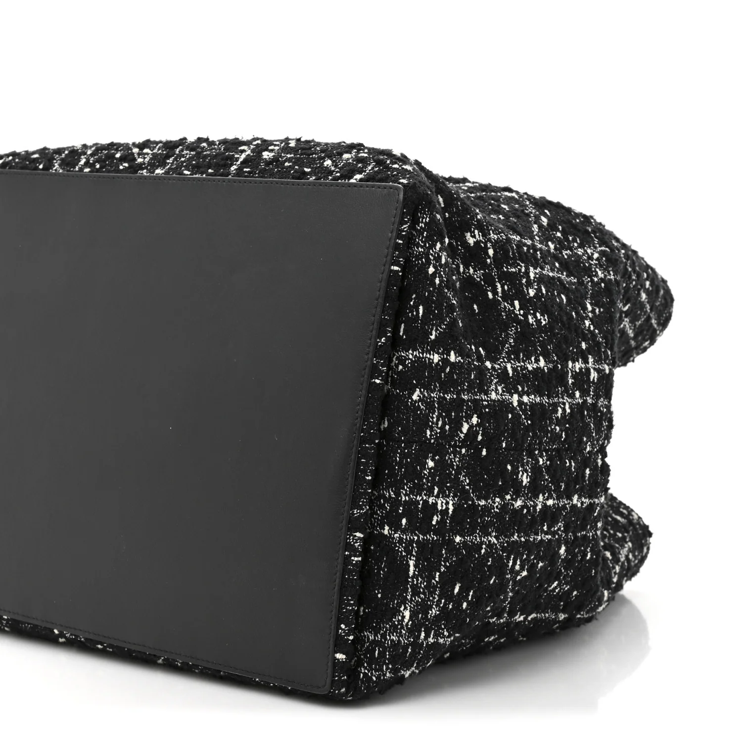 Tweed Cannage Large Toujours Black White - Top Club