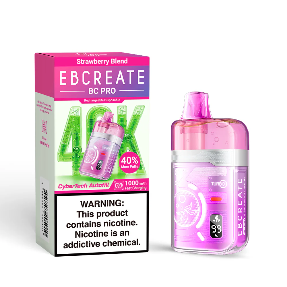 EBCREATE BC PRO Rechargeable Disposable Vape (All Flavours)