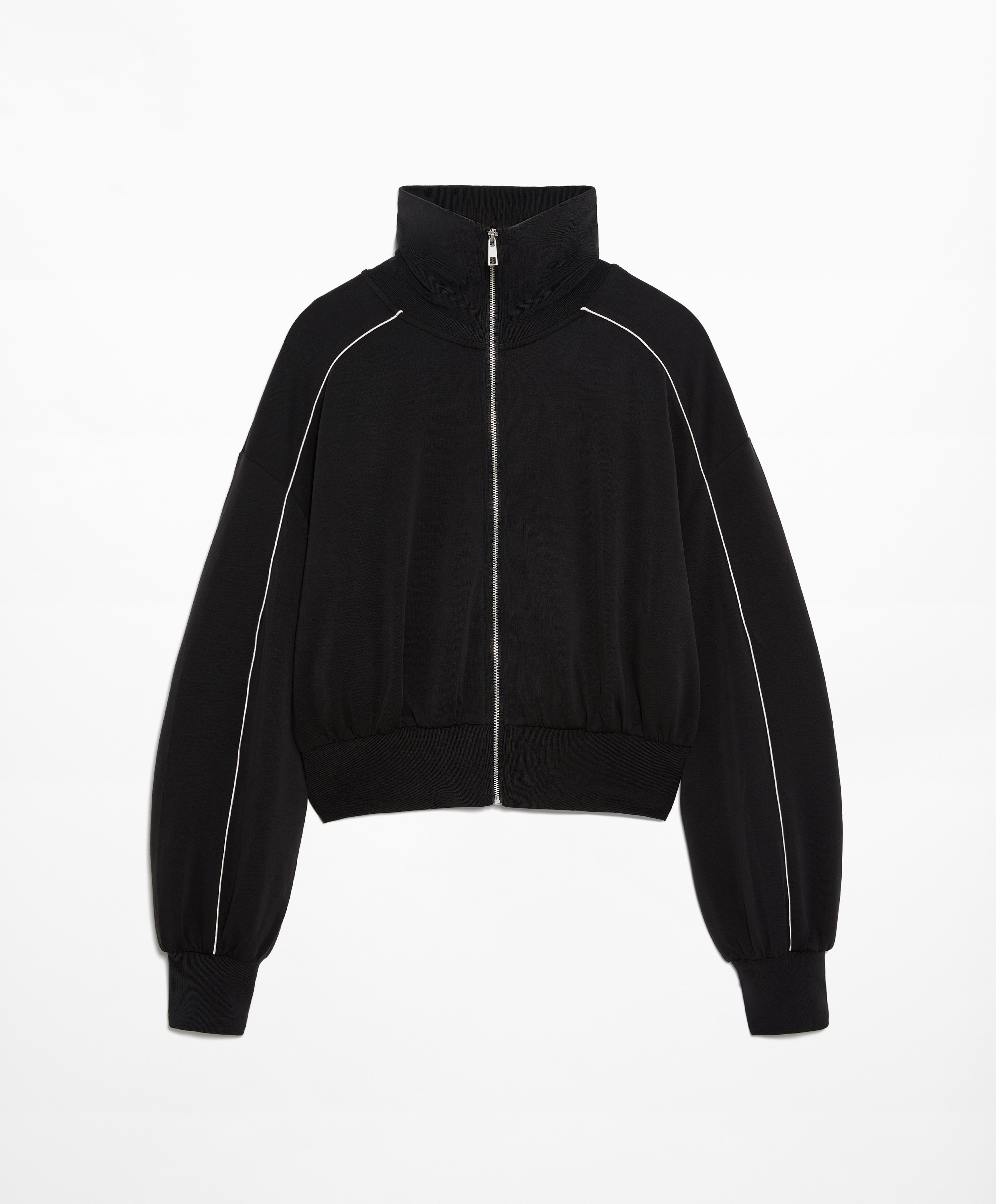 OYSHO Jacket with modal and piping