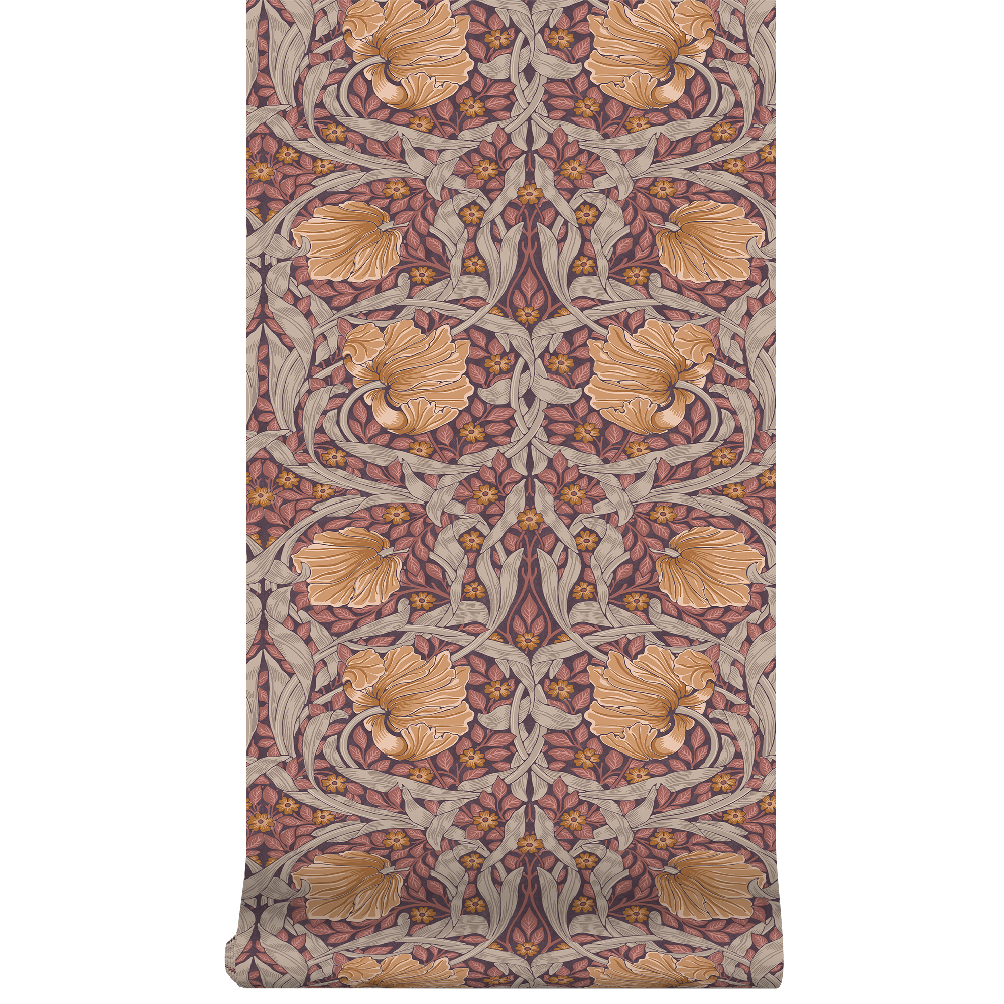 Vliesbehang pimpernel plum