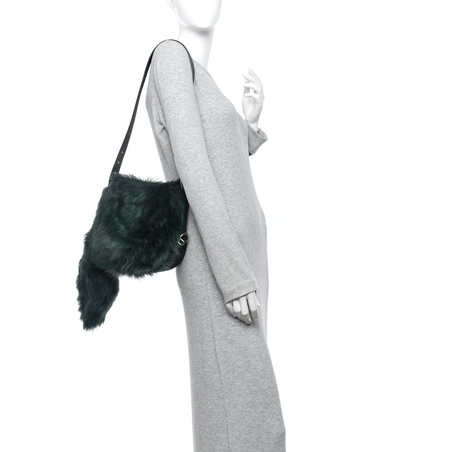 Shearling Small Knight Crossbody Bag Vine - Top Club