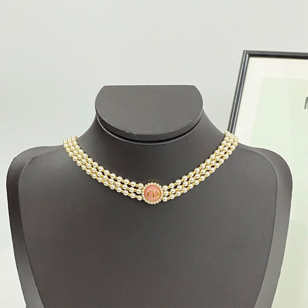 DIOR PEARL NECKLACE - Top Club