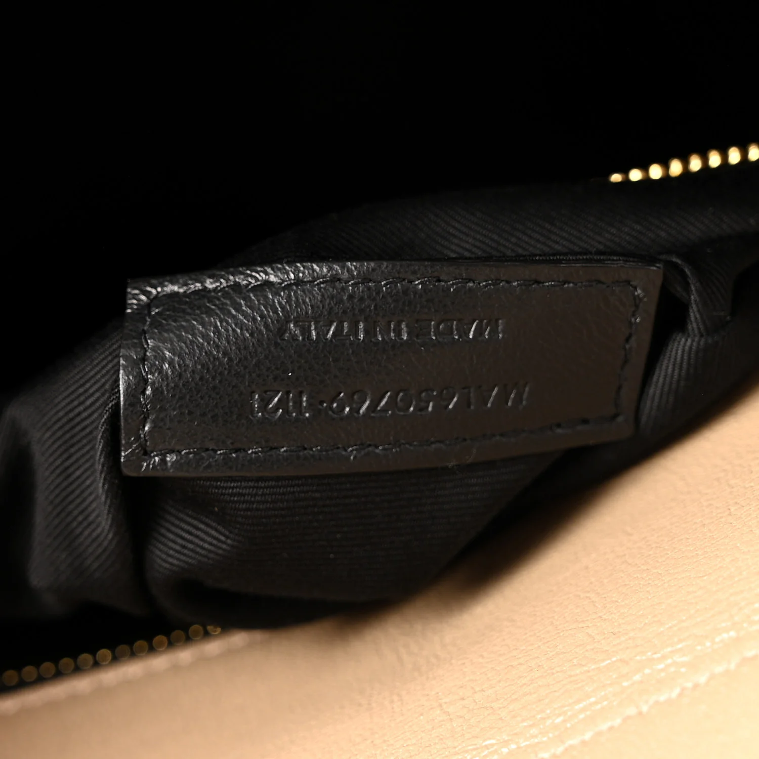 Lambskin Quilted Mini Becky Chain Bag Dark Beige - Top Club