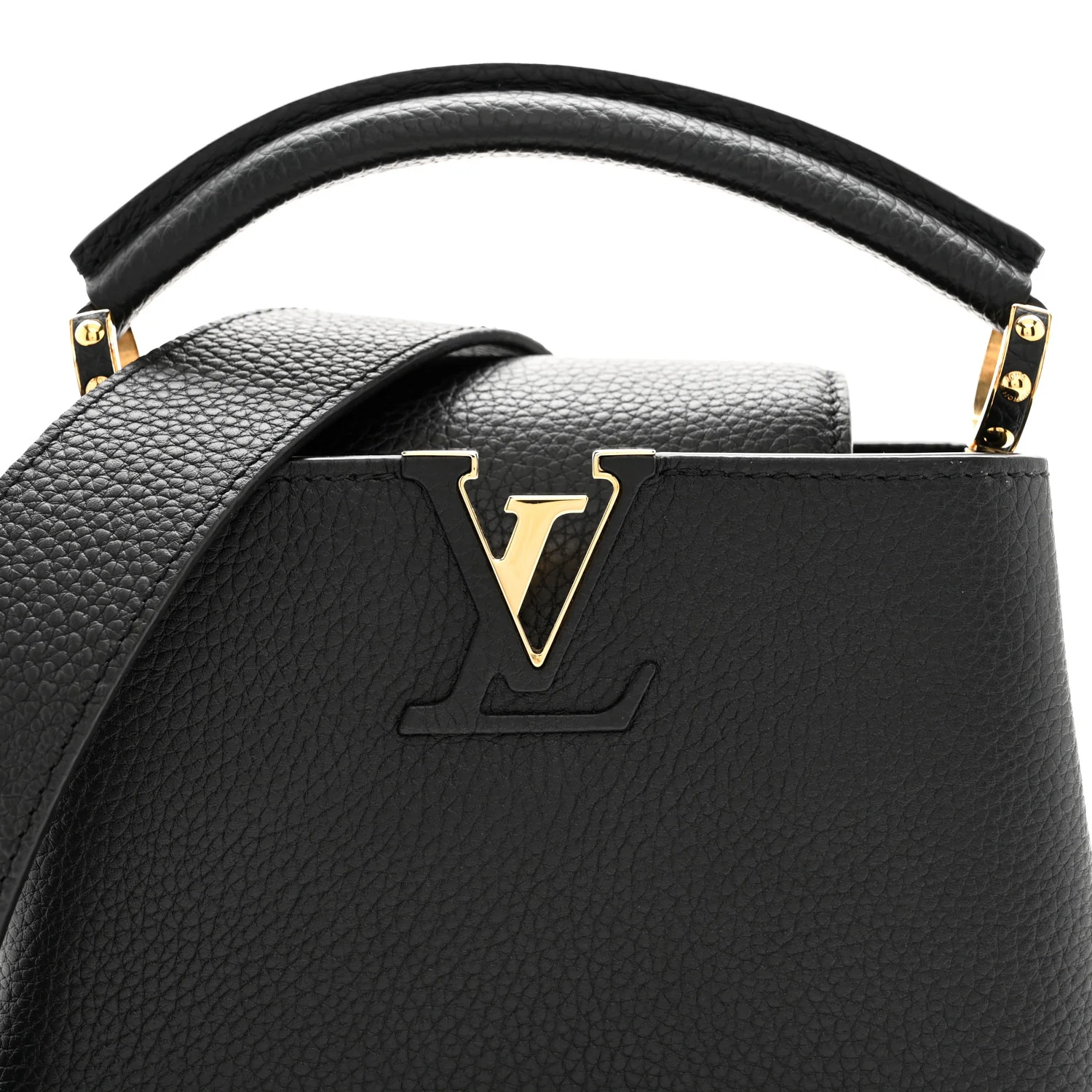 Taurillon Mini Capucines Black - Top Club