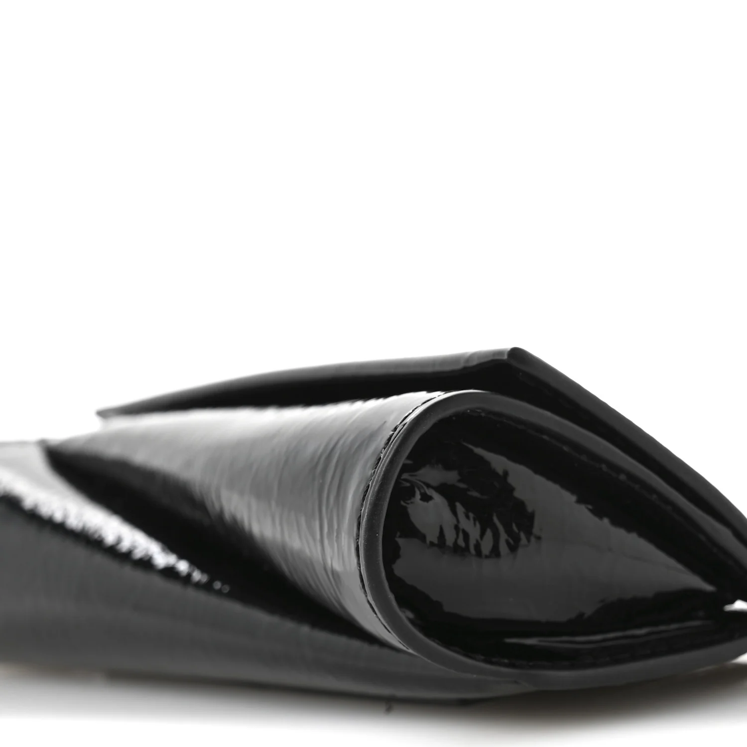 Patent Vog Small Loubitwist Clutch Black - Top Club