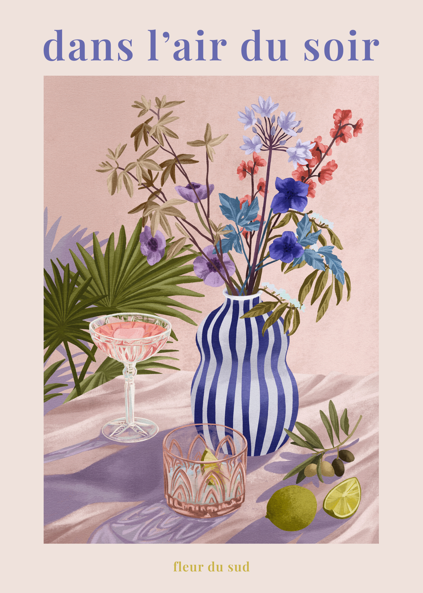Poster Dans l’air du Soir 50x70