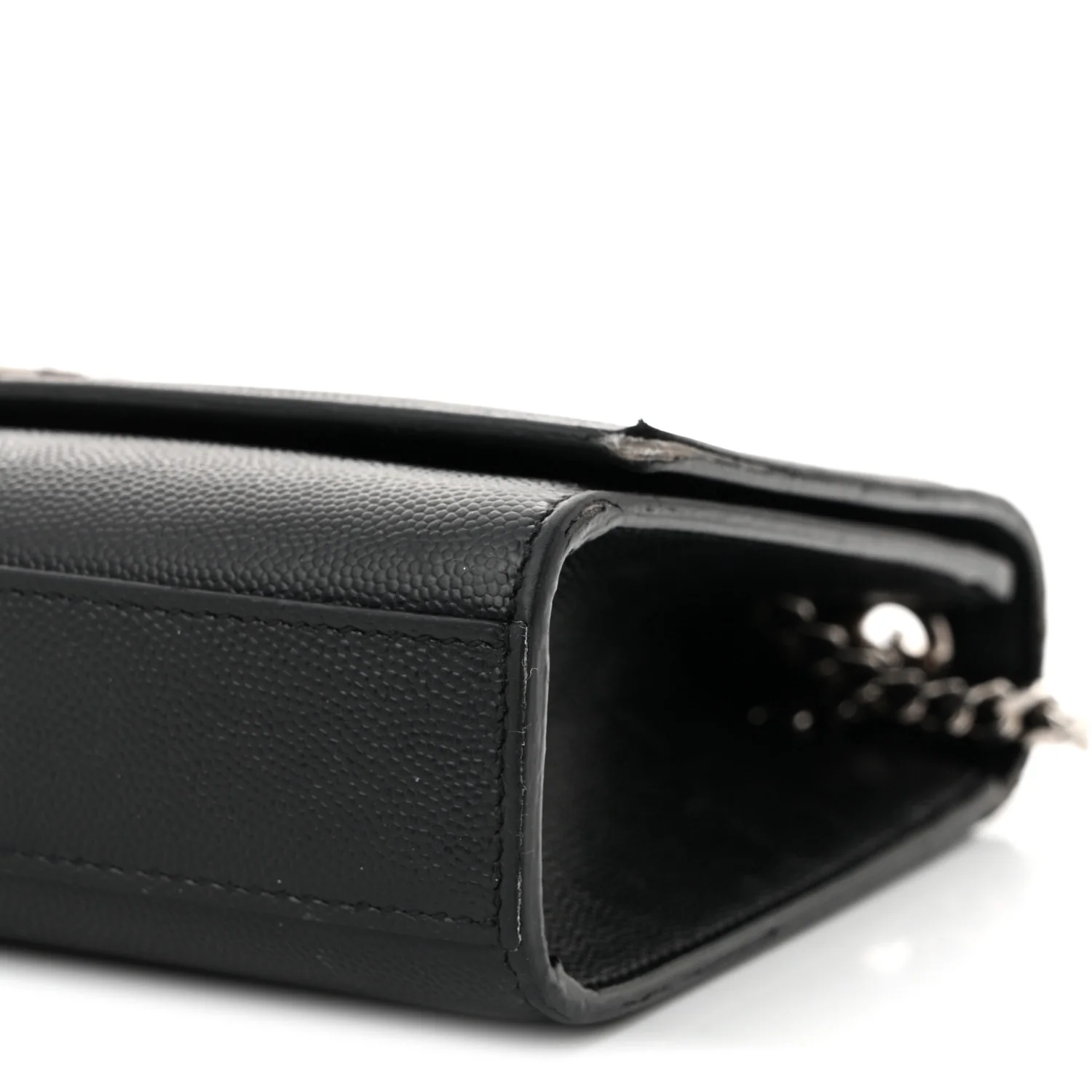 Grain De Poudre Medium Classic Monogram Kate Satchel Black - Top Club