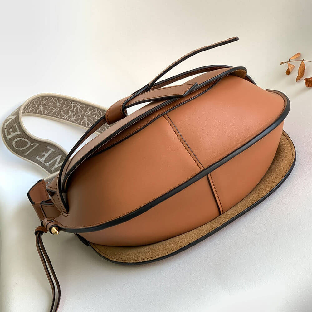 Small Gate Dual bag in soft calfskin and jacquard(HIGH-END Grade) - Top Club