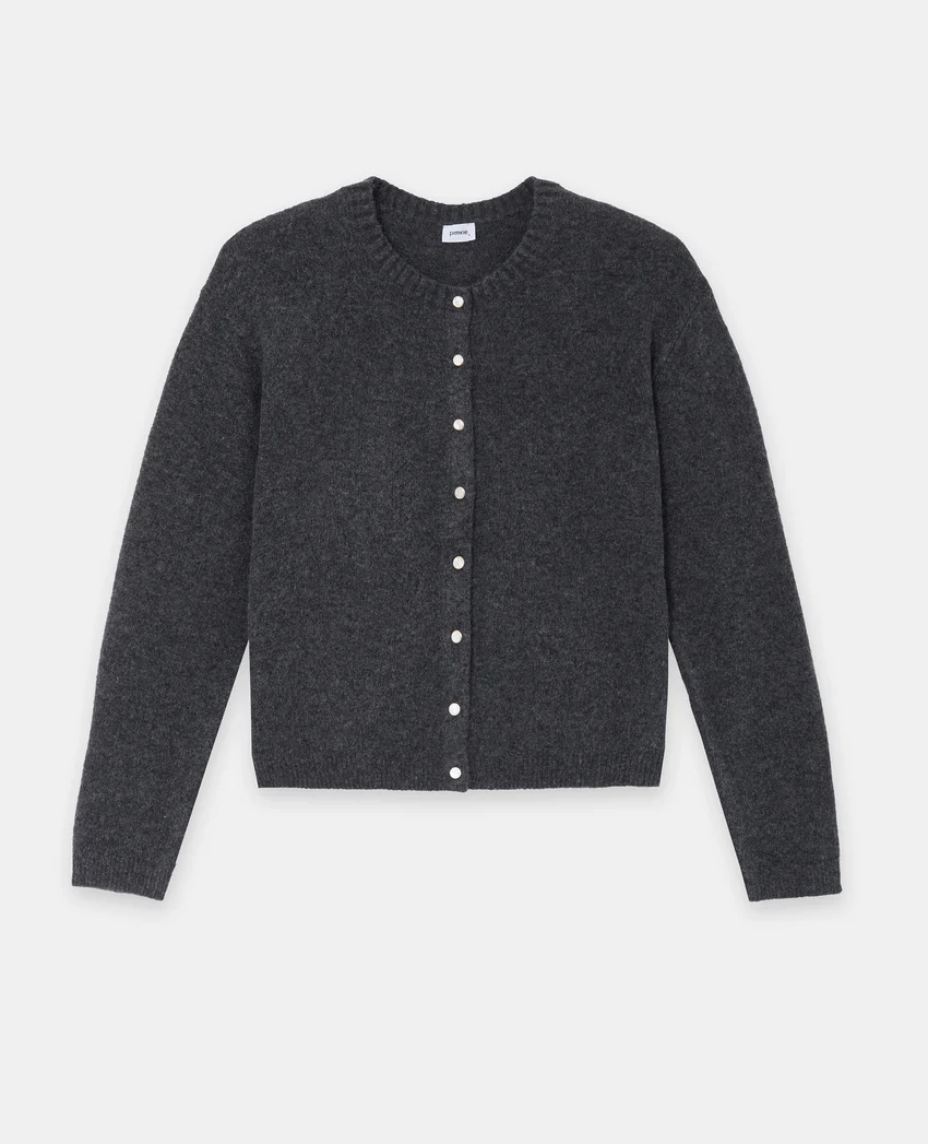 Pimkie Gilet col rond avec bouton effet nacre