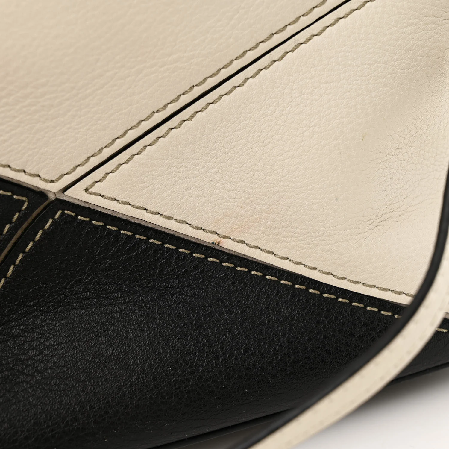Calfskin Mini Puzzle Bag Soft White Rosemary - Top Club