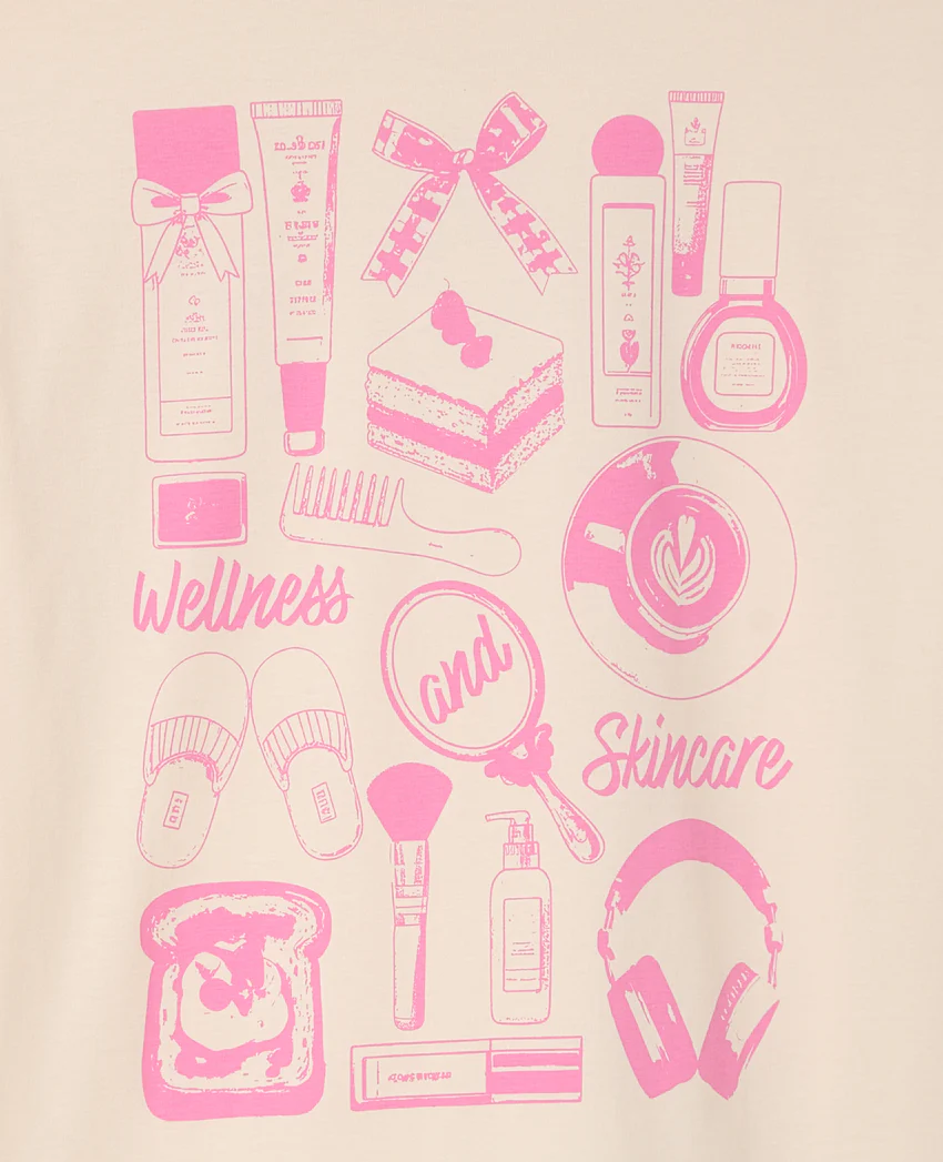 Pimkie T-shirt oversize avec print poitrine et dos