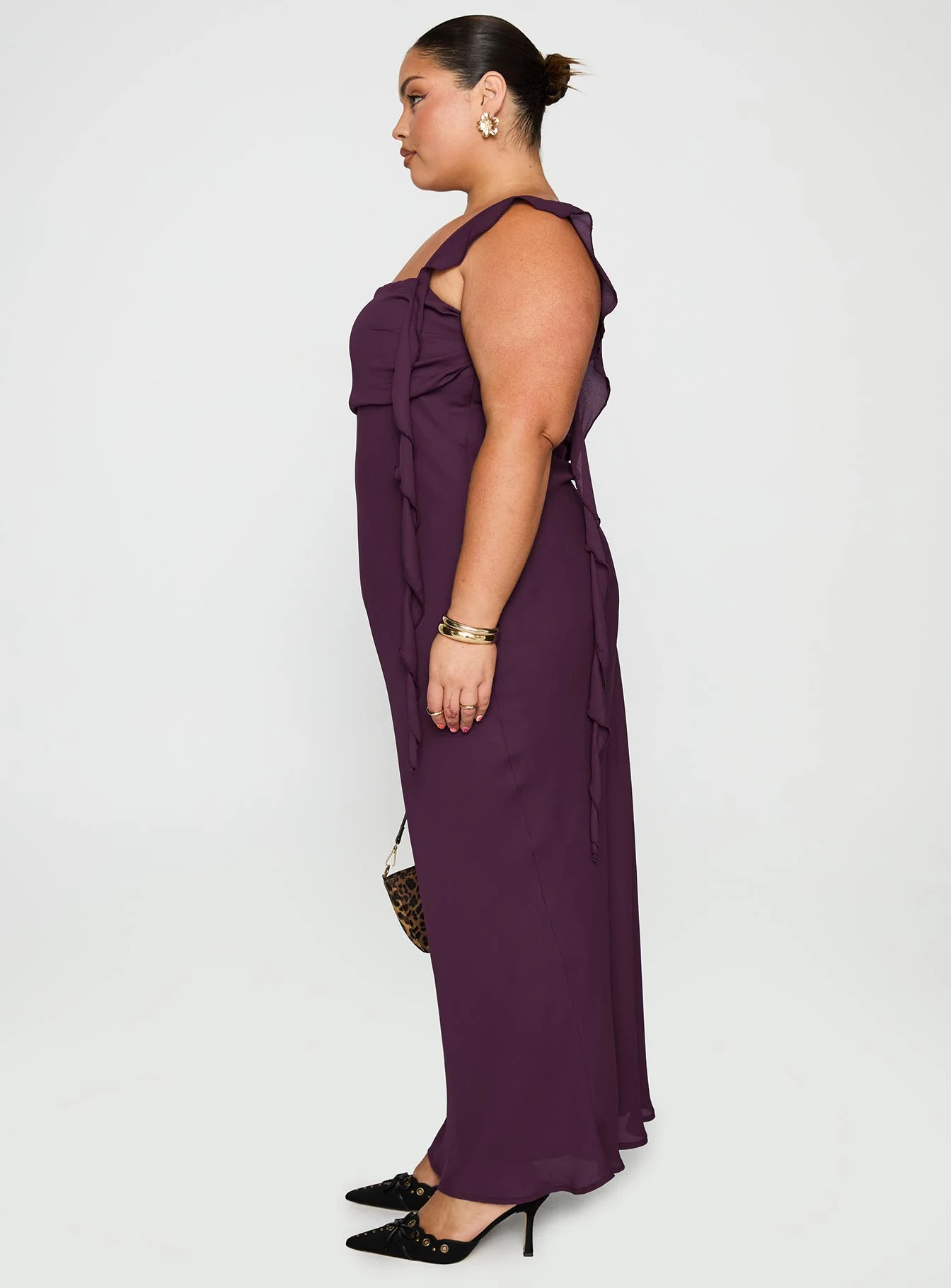 Lanai Maxi Dress Plum Curve