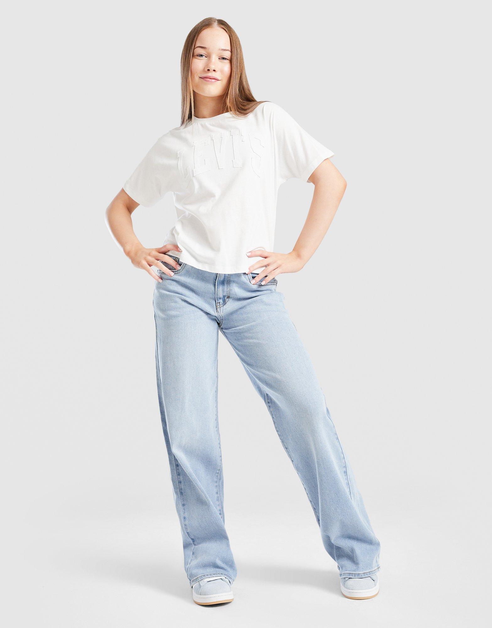 LEVI'S Girls' High Rise Baggy Jeans Kinder