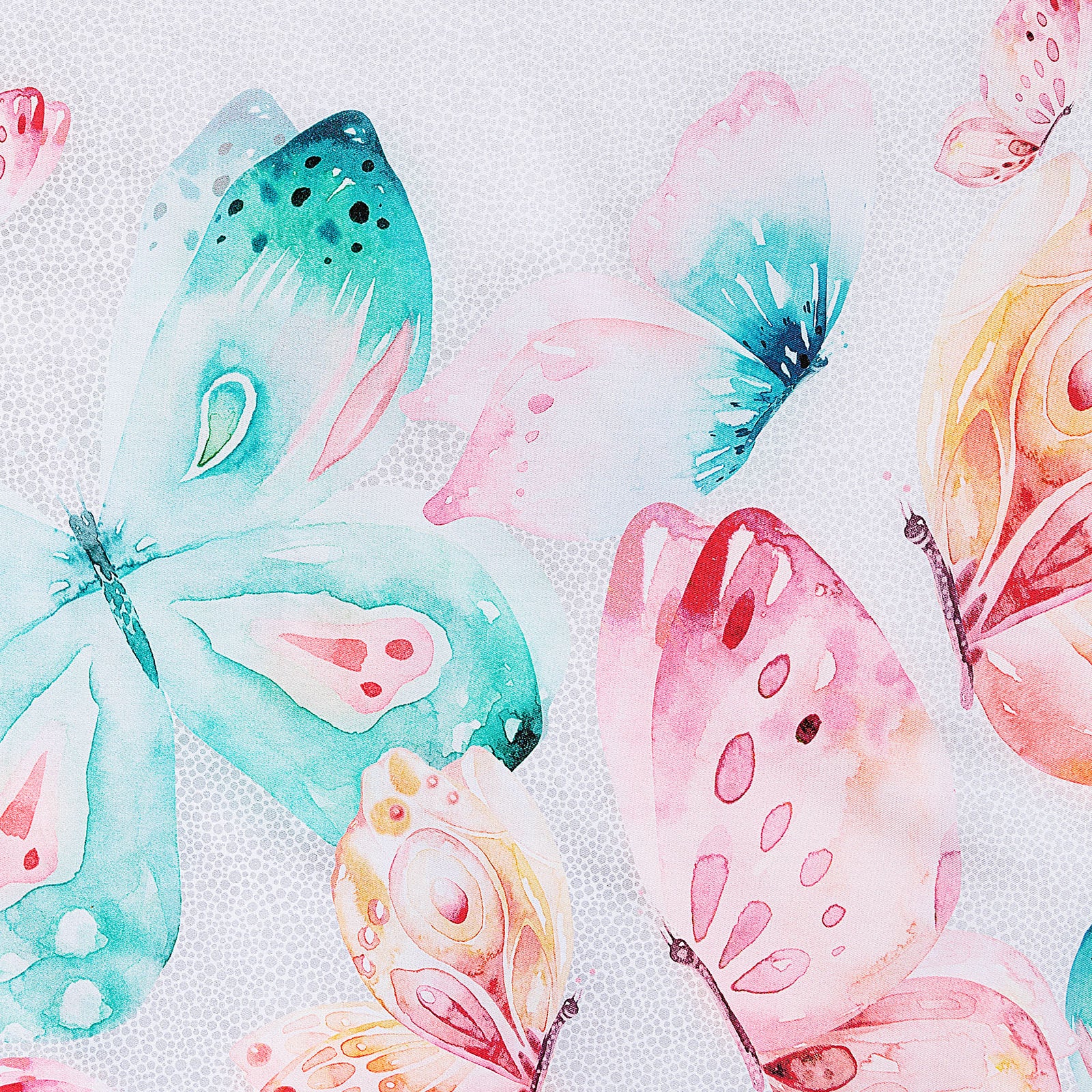 Tovaglia In Cotone Farfalle Cm. 150X150 Grigio Caleffi