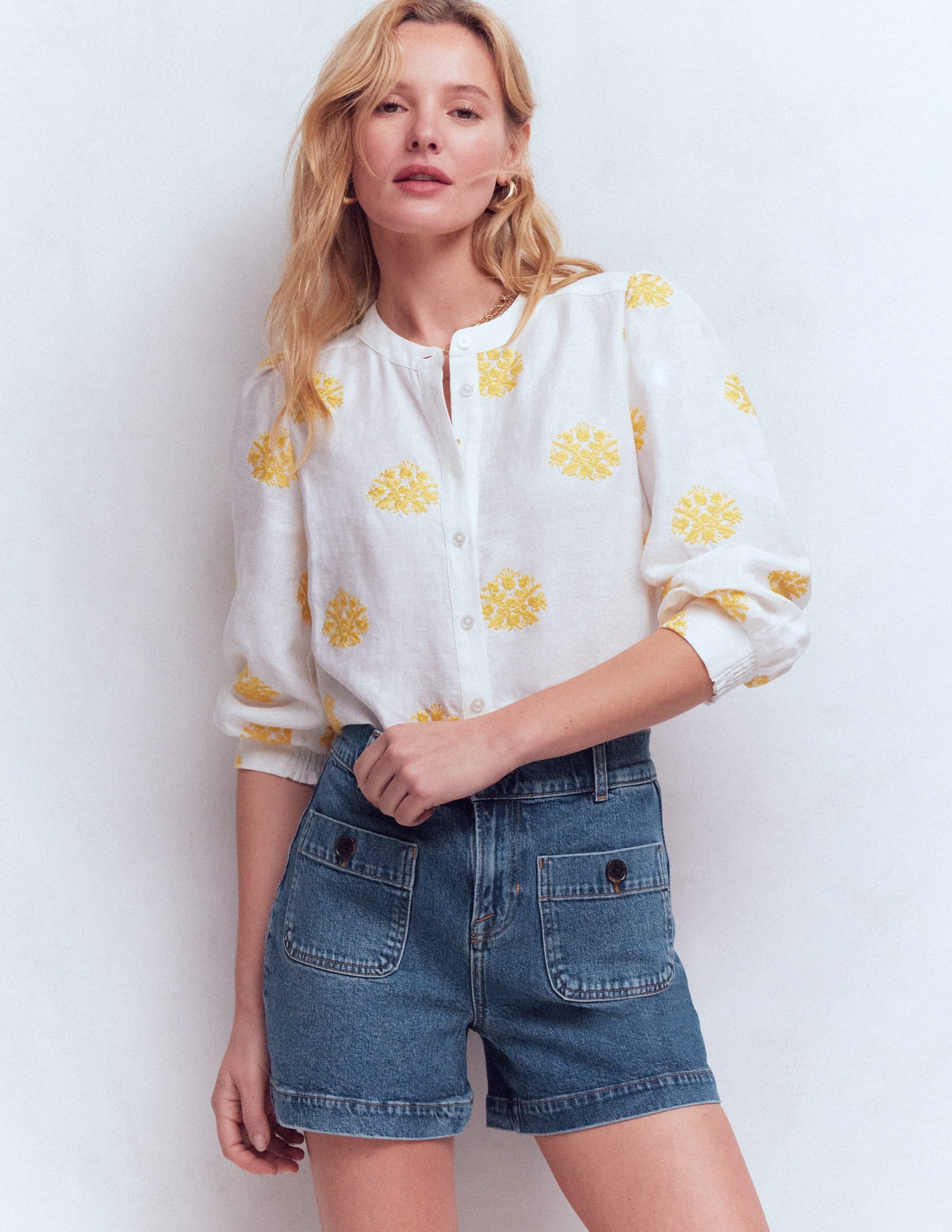 Primrose Jeansshorts-Medium Vintage