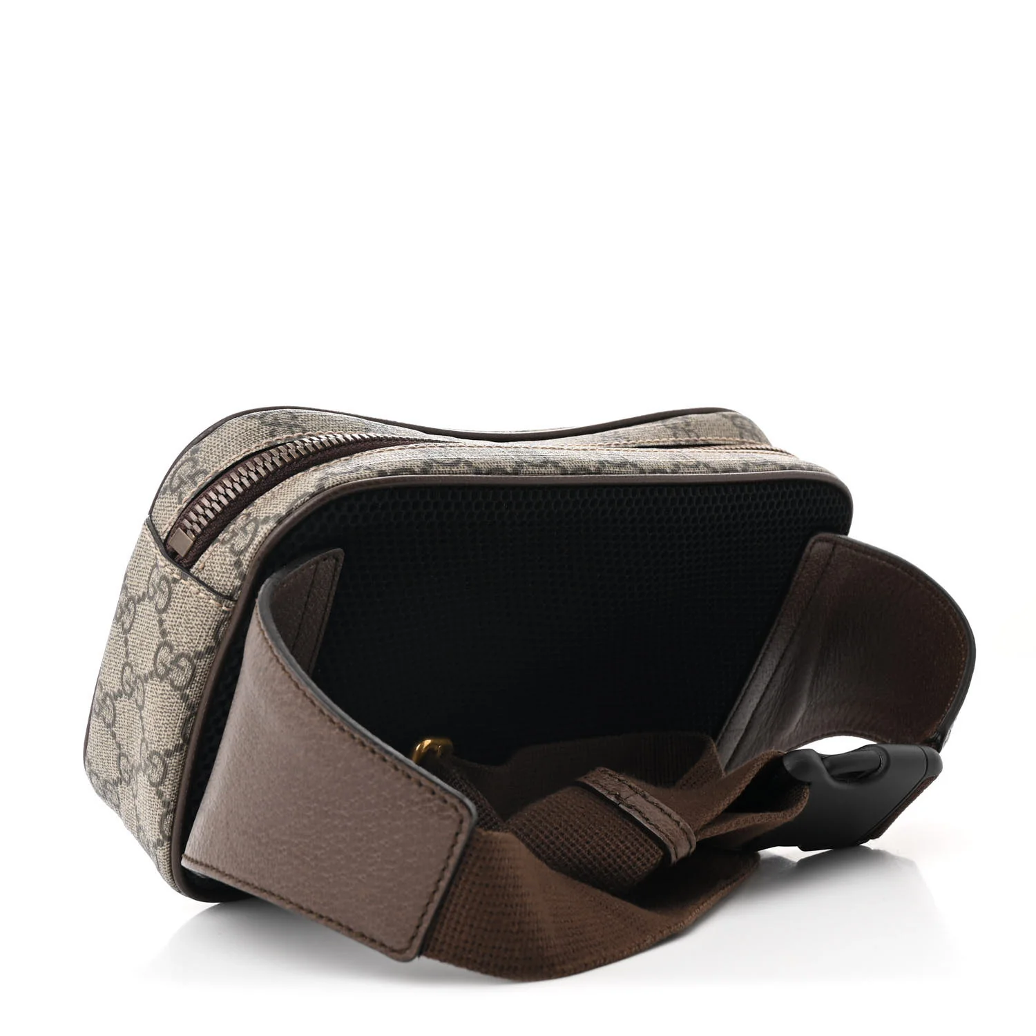 Soft GG Supreme Monogram Medium Ophidia Belt Bag Dark Brown - Top Club